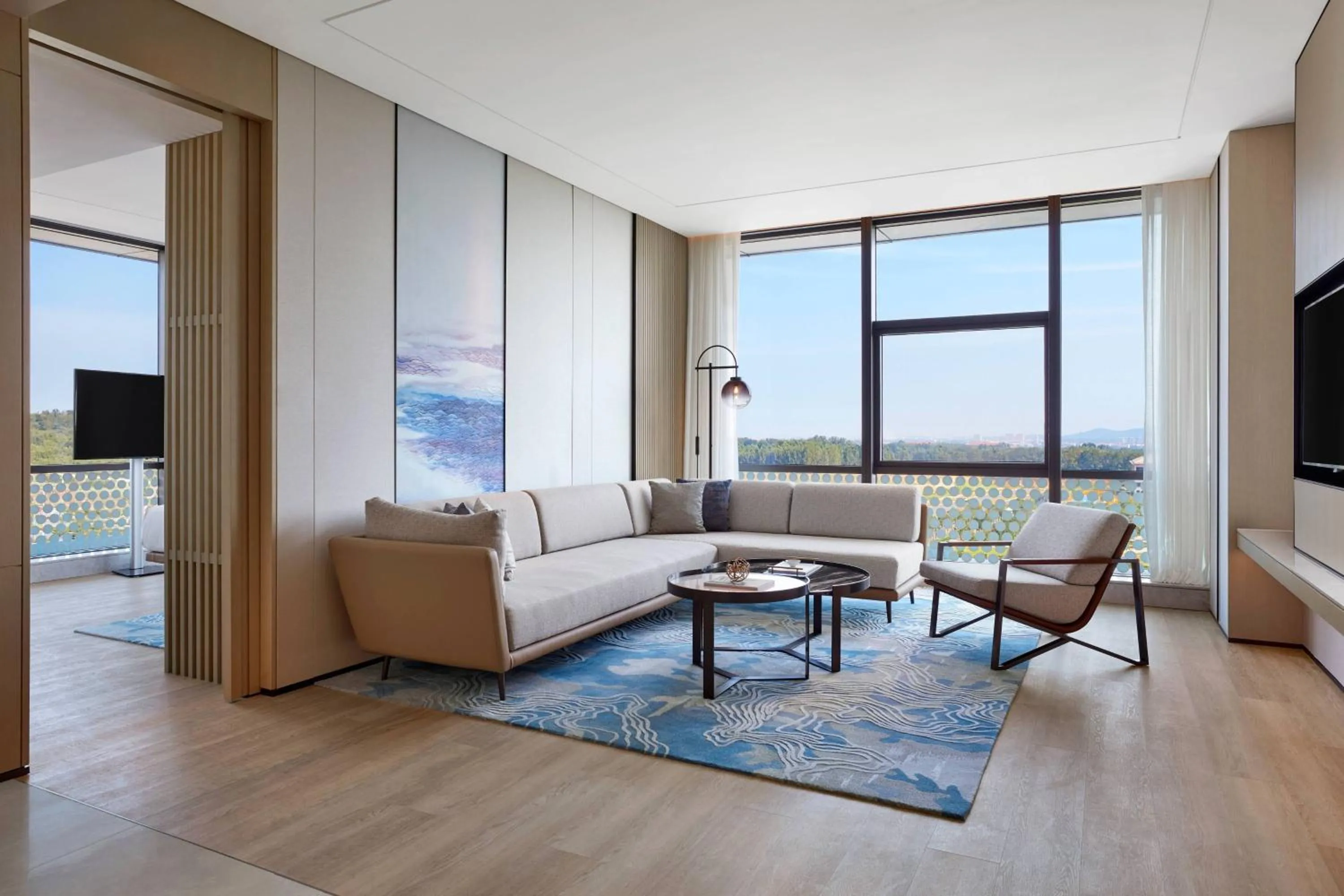 Living room in Courtyard by Marriott Qinhuangdao West