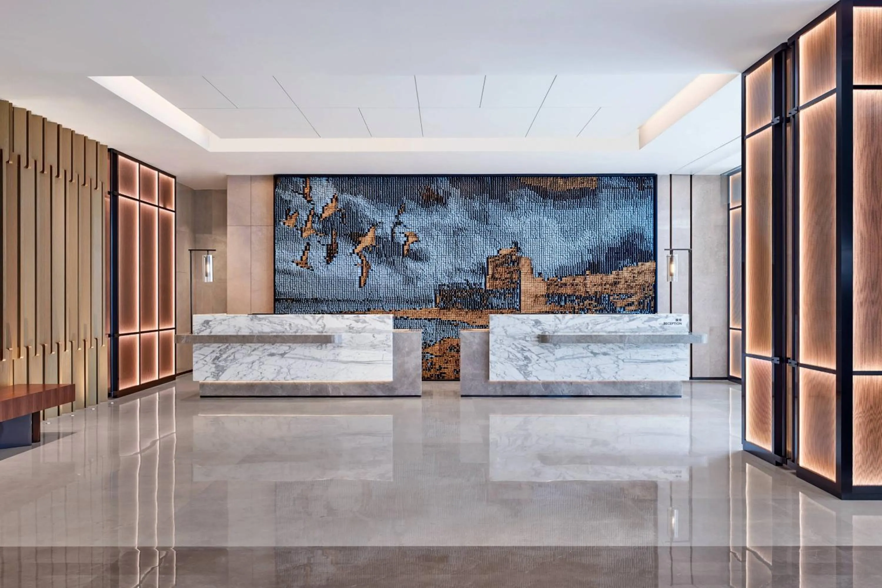 Lobby or reception in Courtyard by Marriott Qinhuangdao West