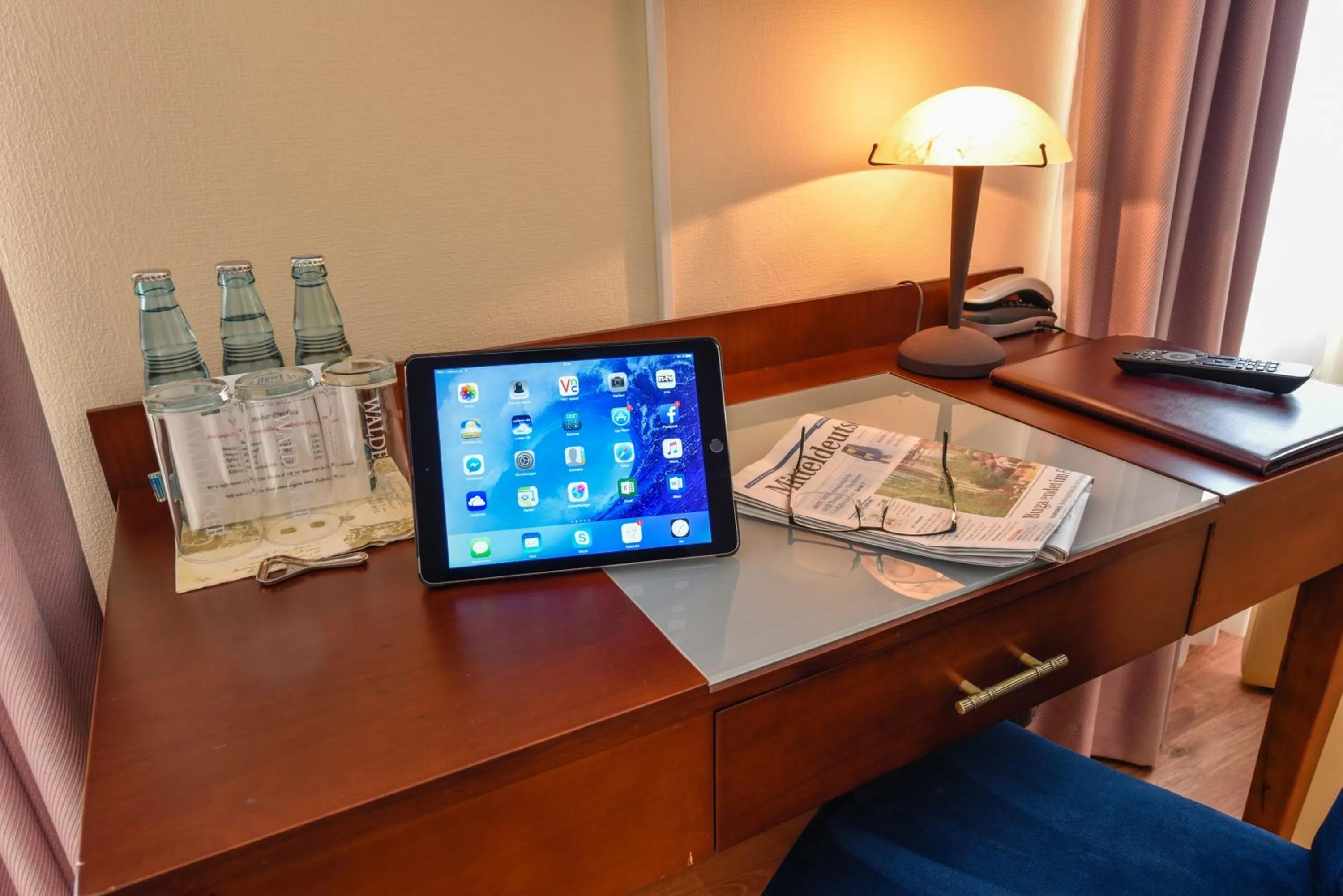 Seating area in Atrium Hotel Amadeus