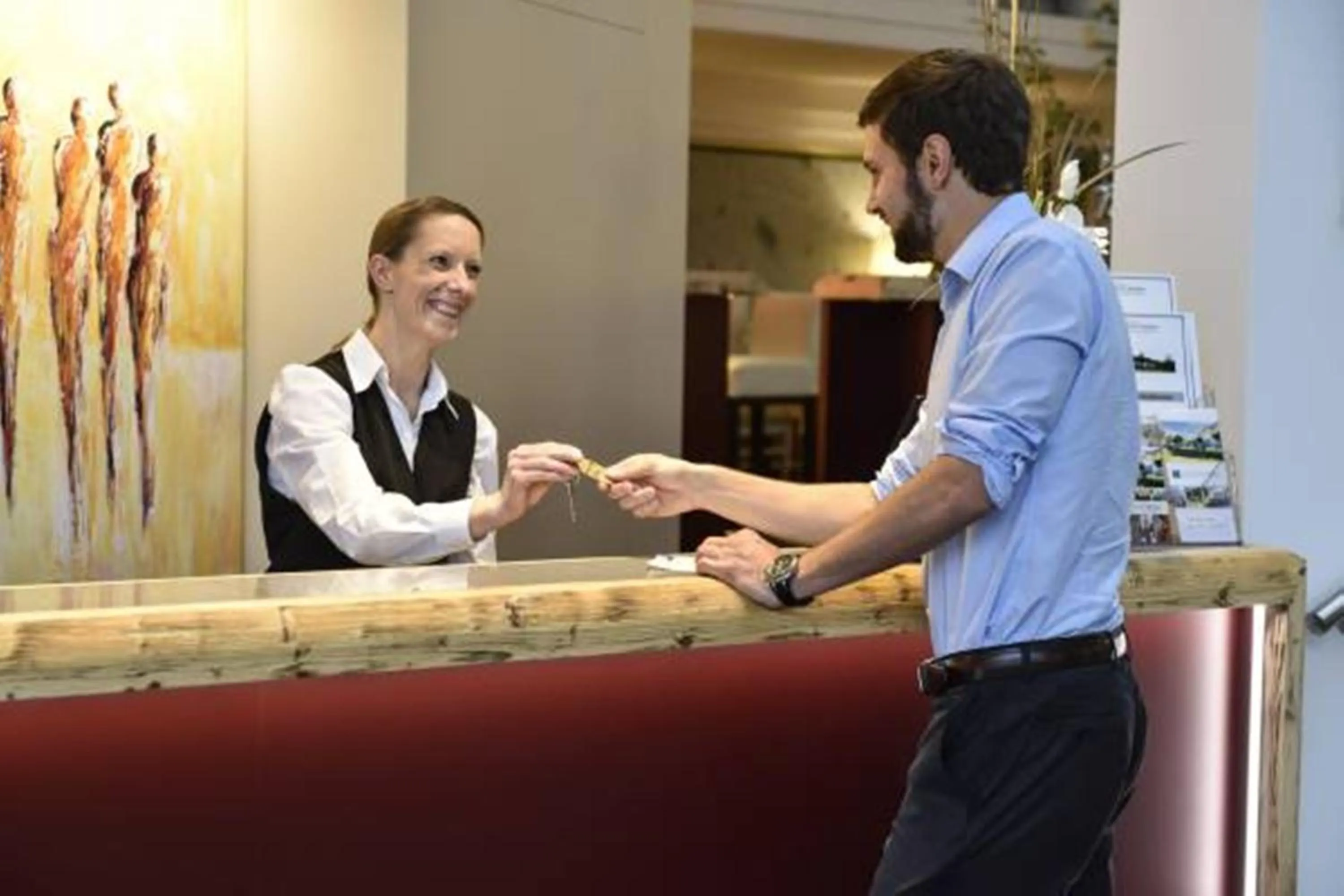 Lobby or reception in Atrium Hotel Amadeus