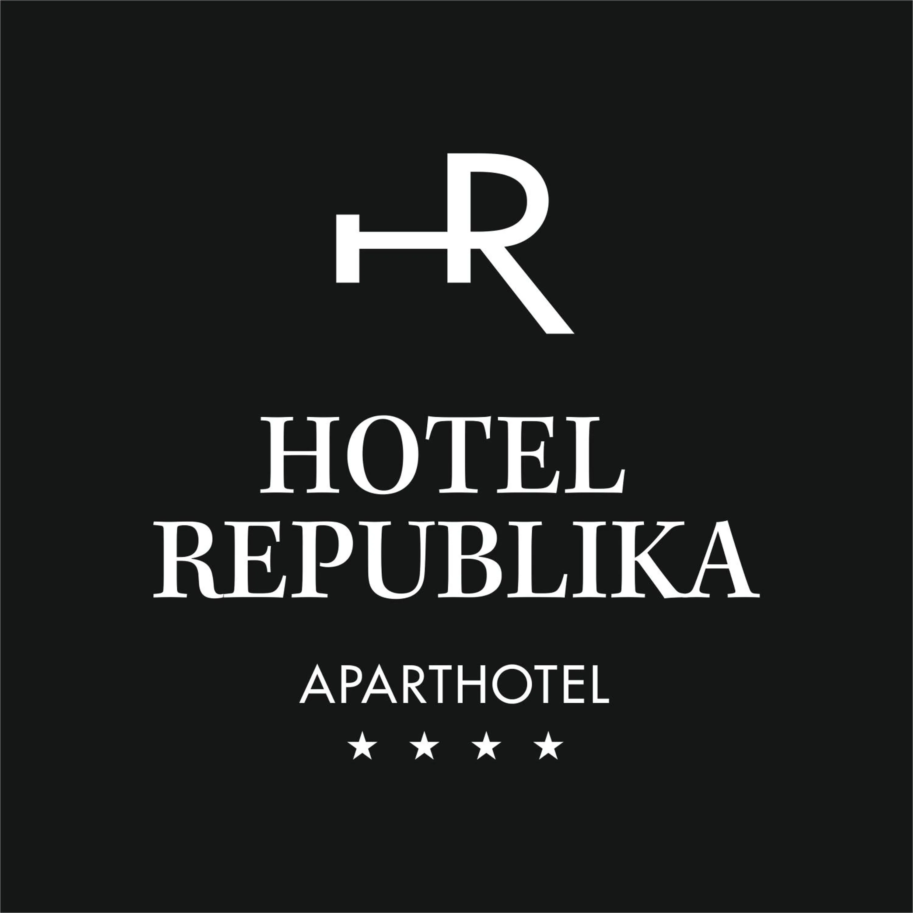 Property logo or sign in Hotel Republika