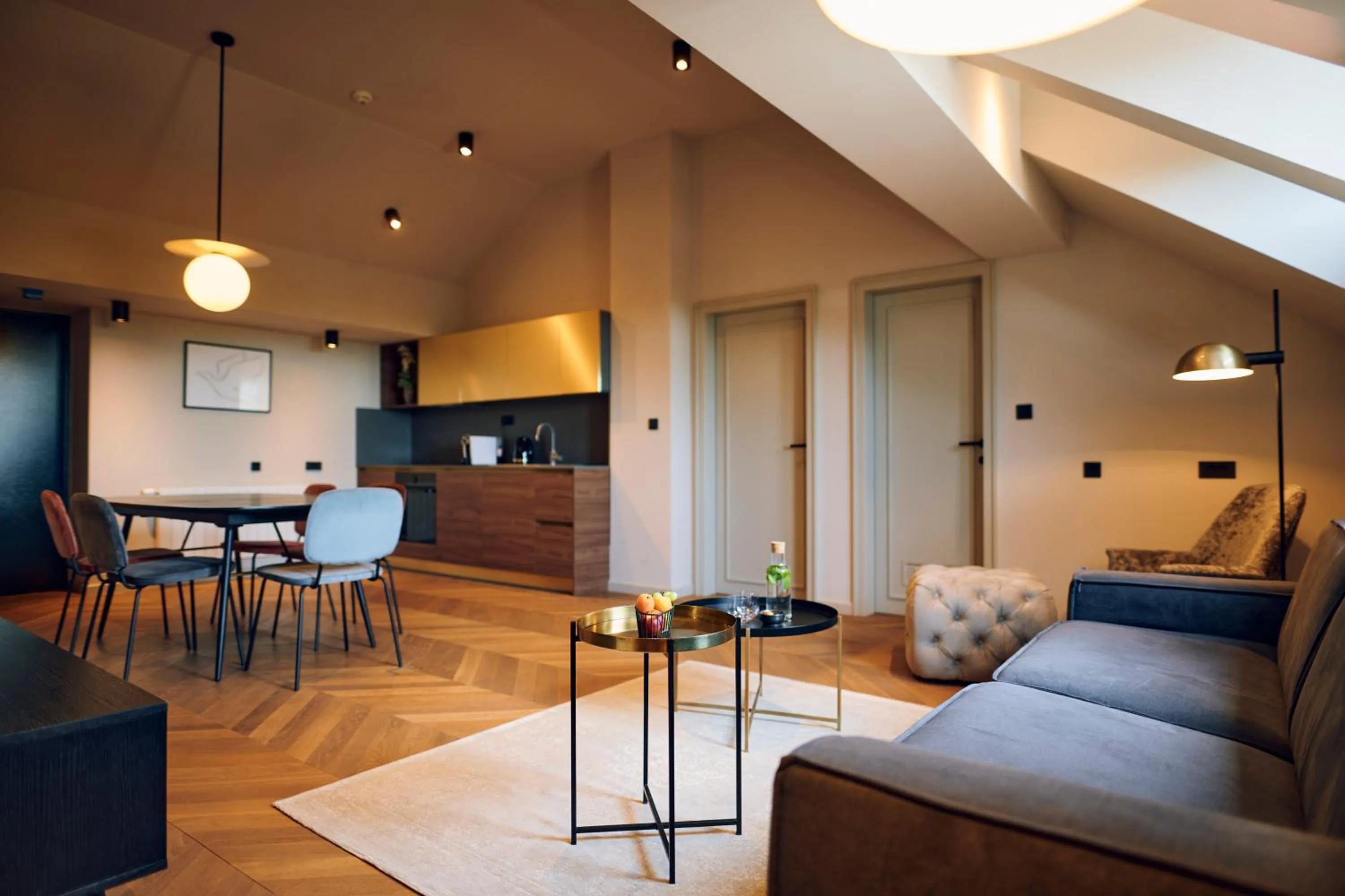 Kitchen or kitchenette in Hotel Republika