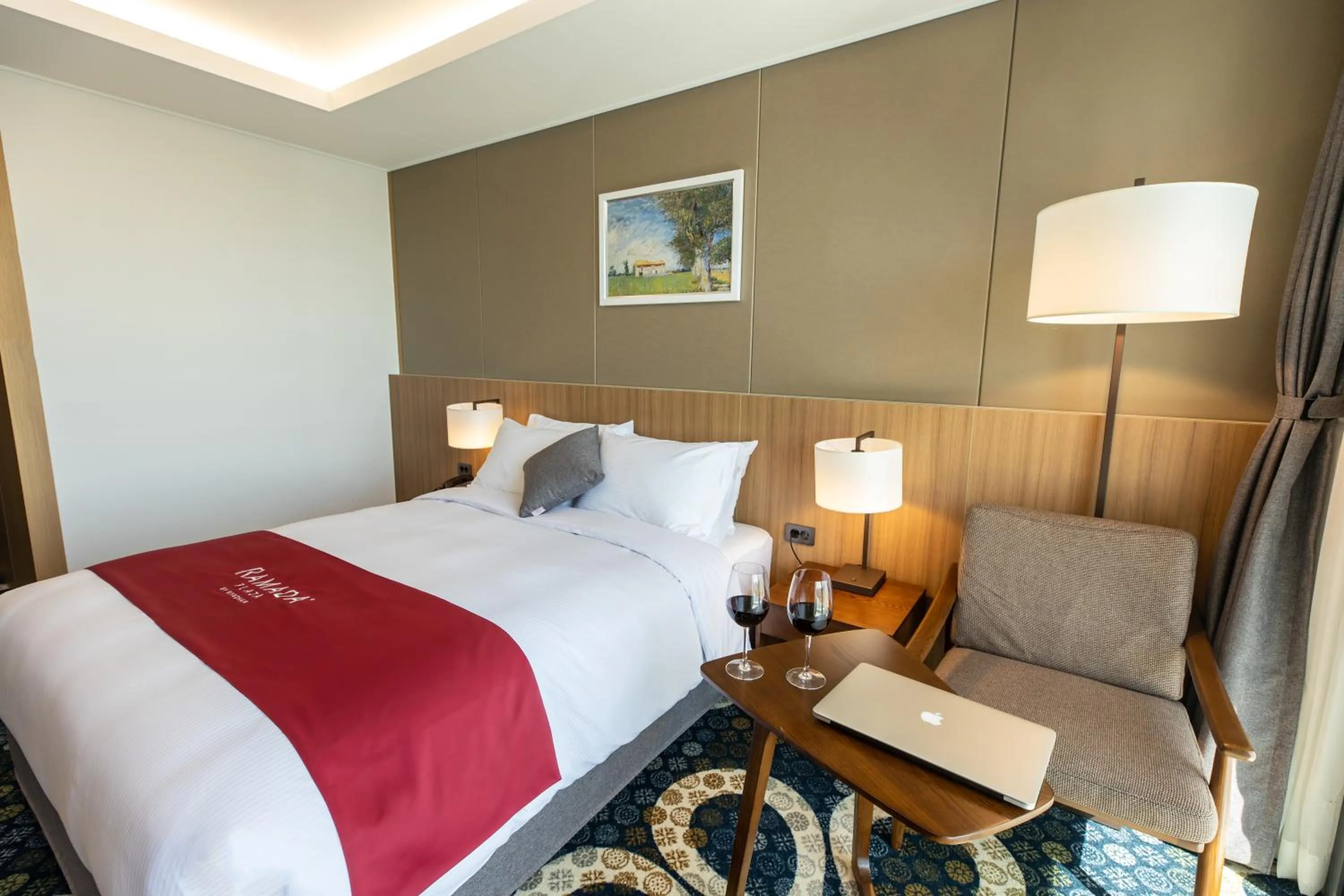 Bed in Ramada Plaza by Wyndham Dolsan Yeosu