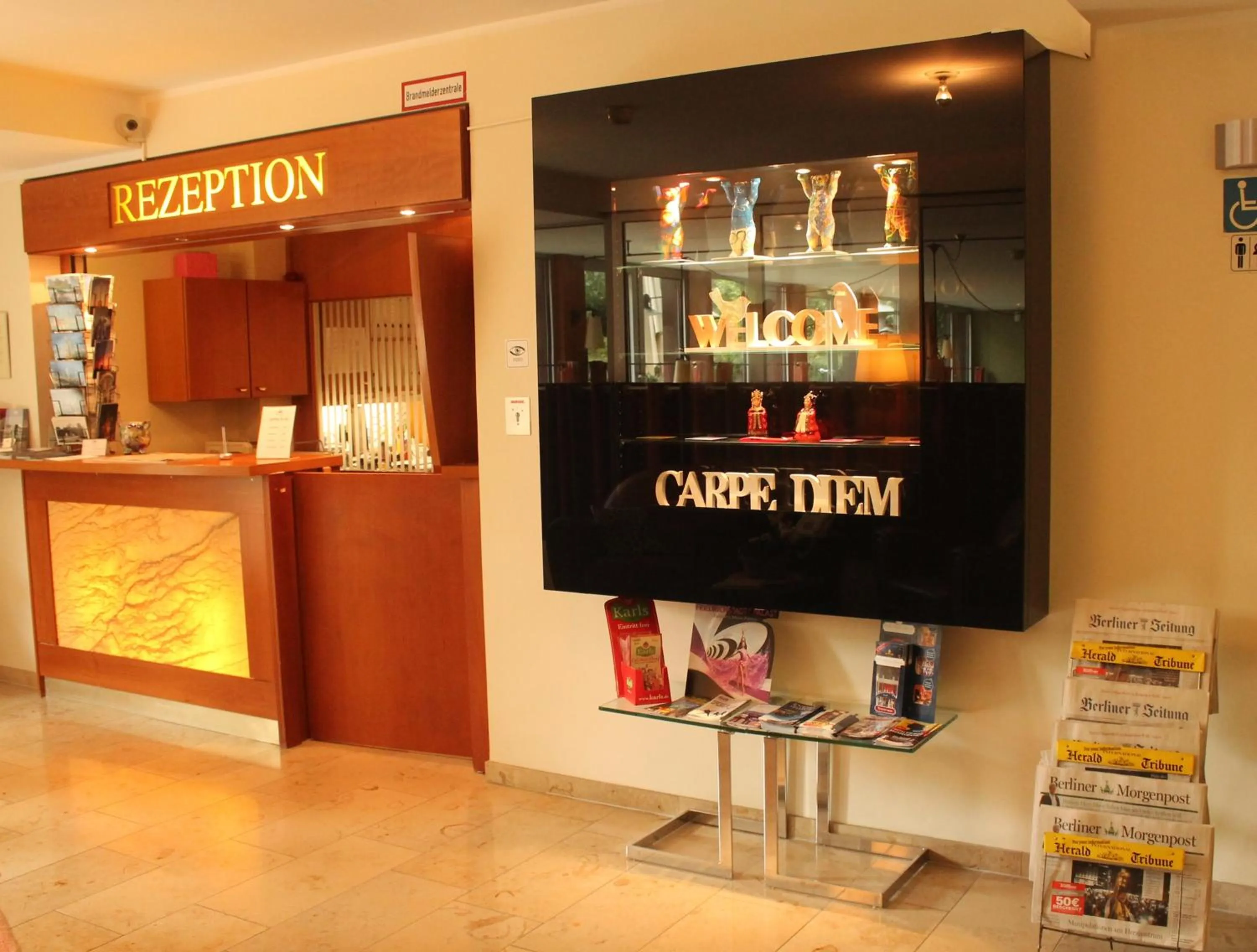 Lobby or reception in Michels Apart Hotel Berlin