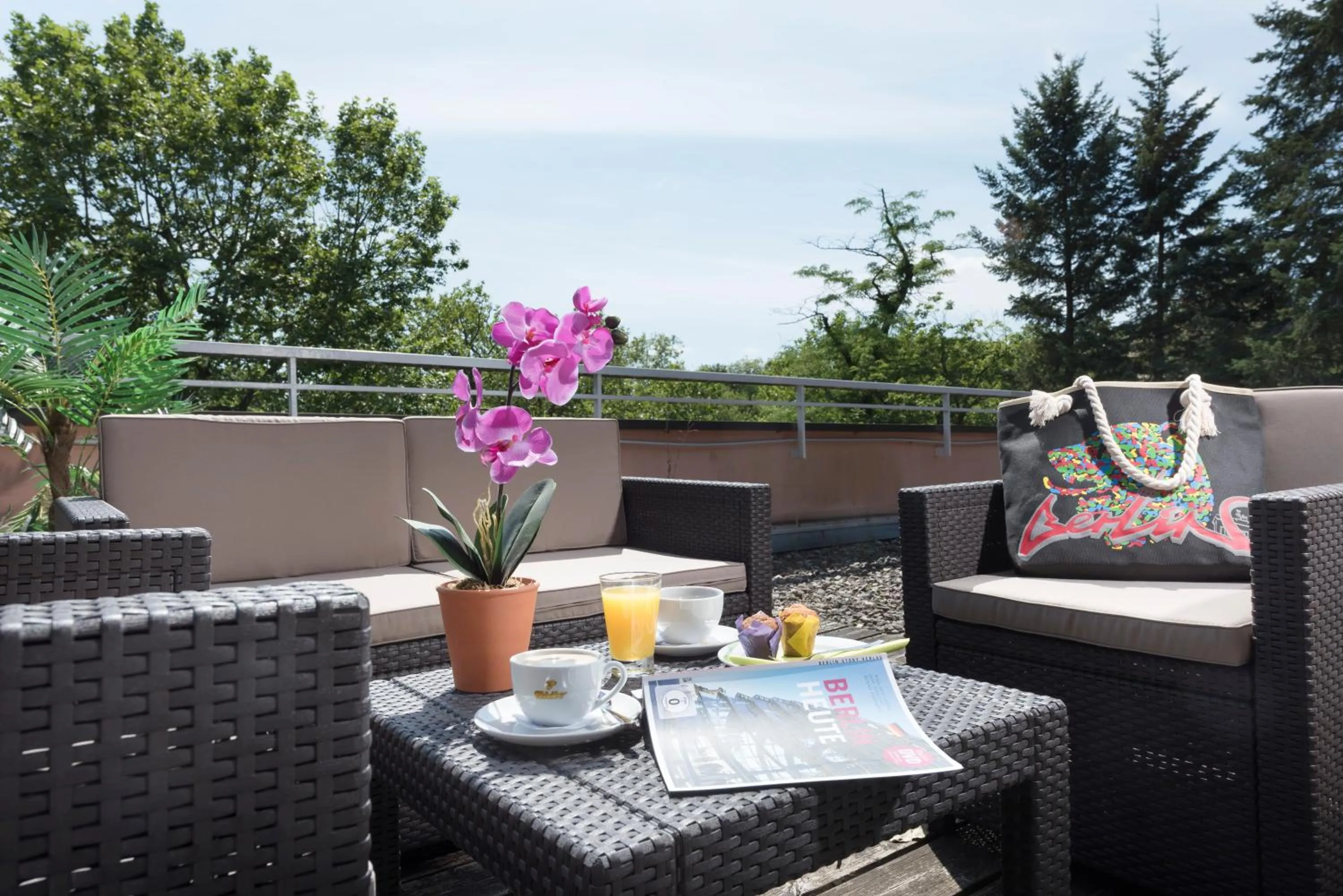 Balcony/Terrace in Michels Apart Hotel Berlin