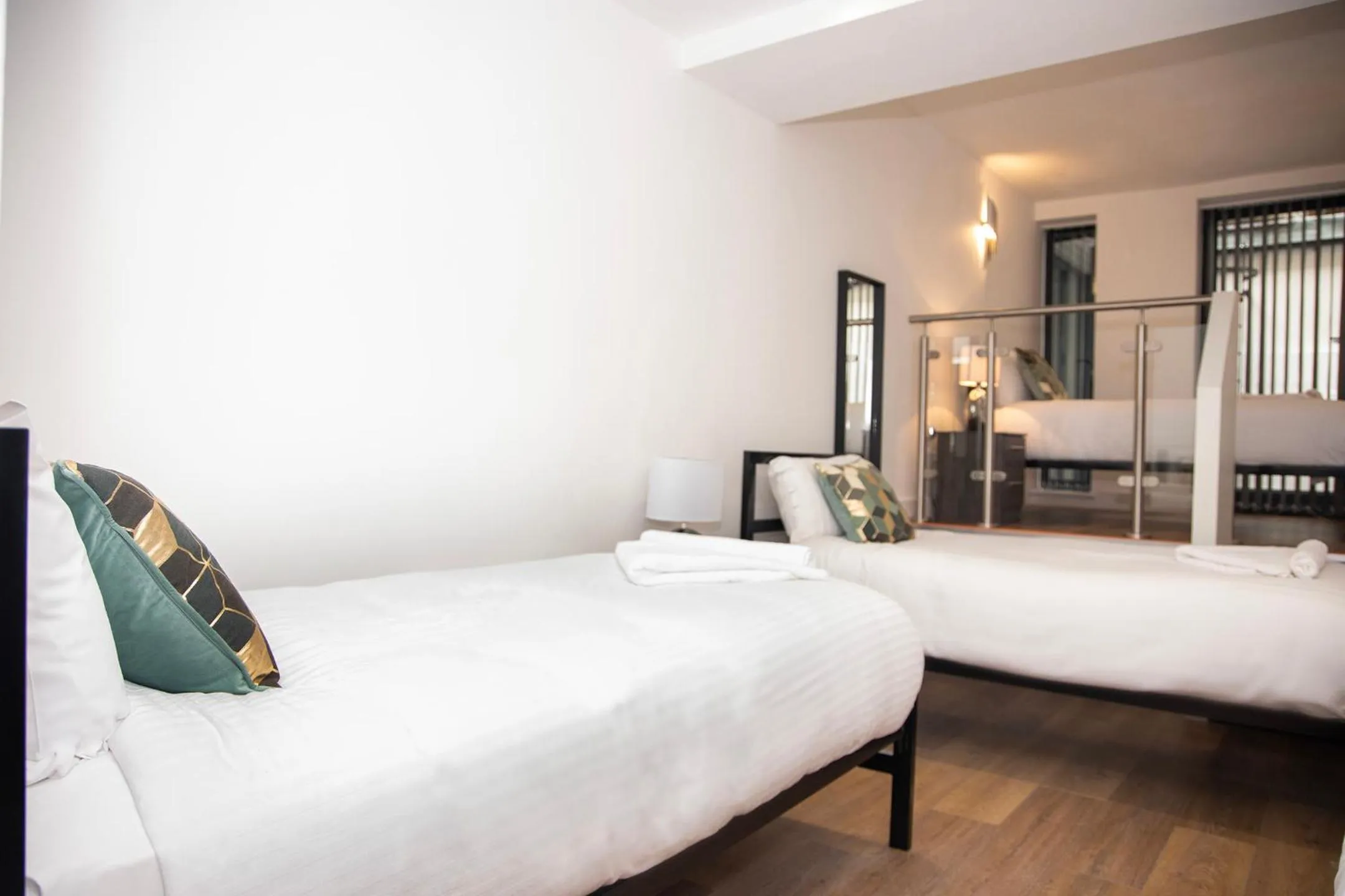 Bedroom, Bed in Lord Street Apartments By Happy Days