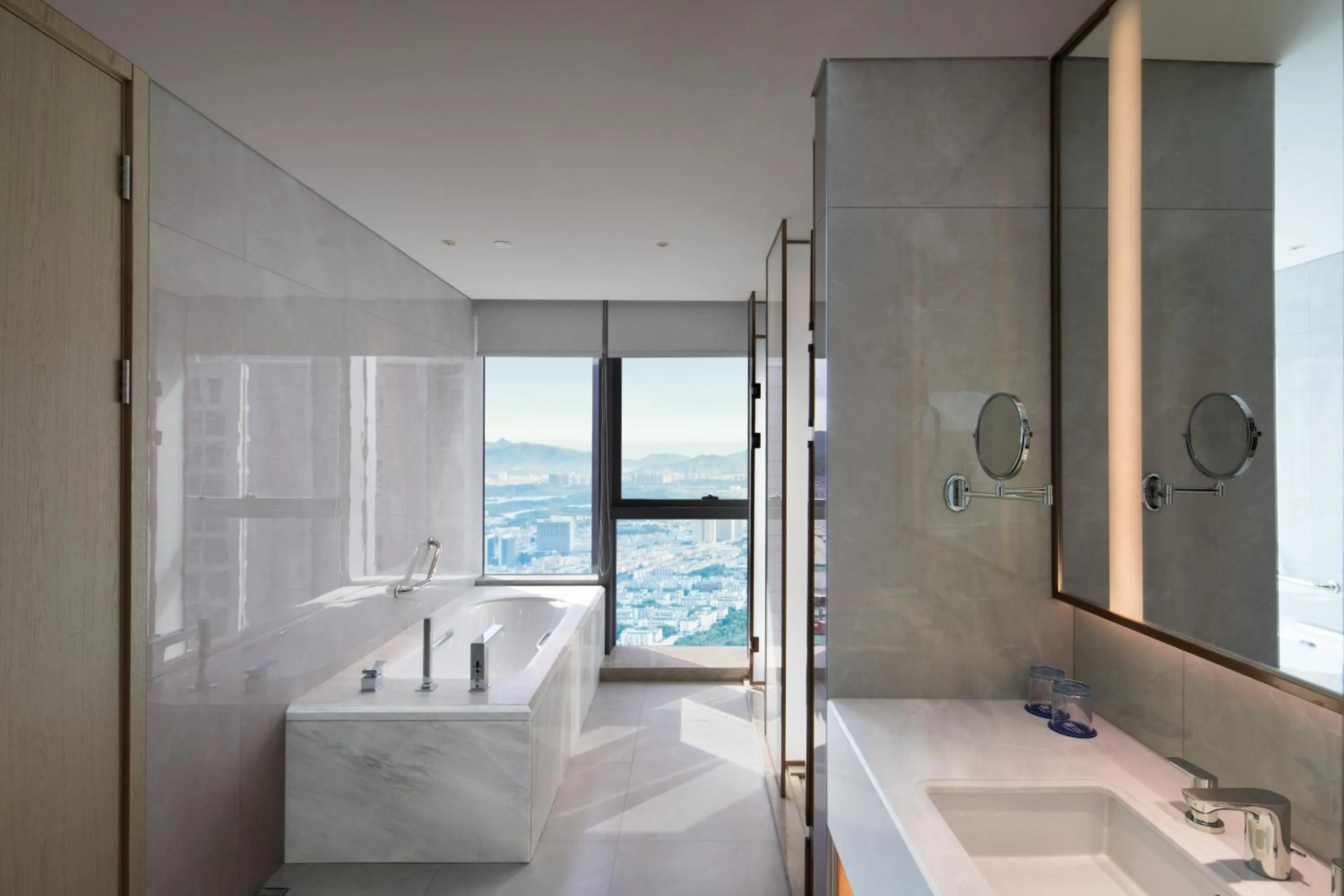 Bathroom in Holiday Inn Express Shenzhen Haiyuan City by IHG