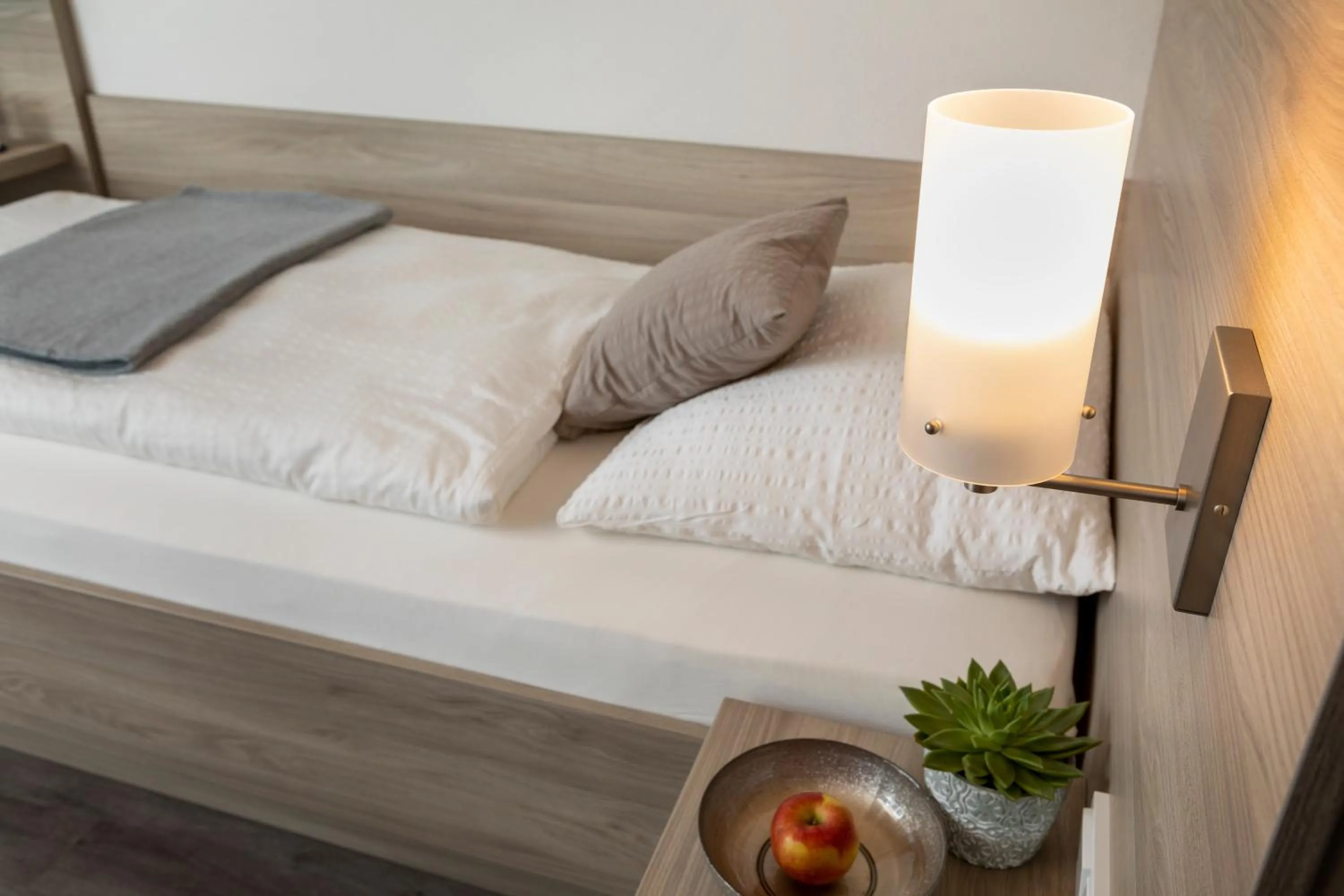 Bedroom, Bed in Hotel am Ludwigskanal