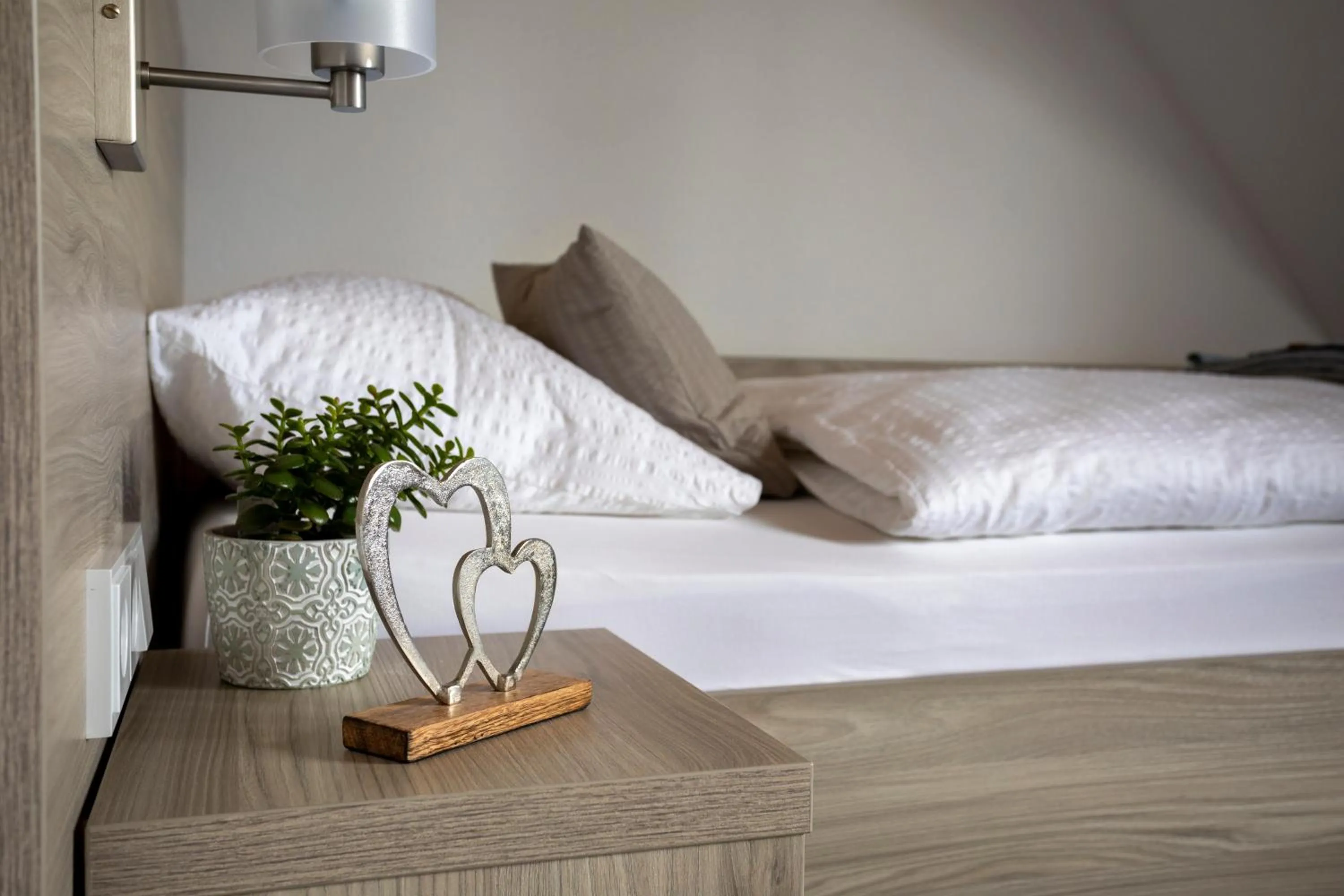 Bedroom, Bed in Hotel am Ludwigskanal