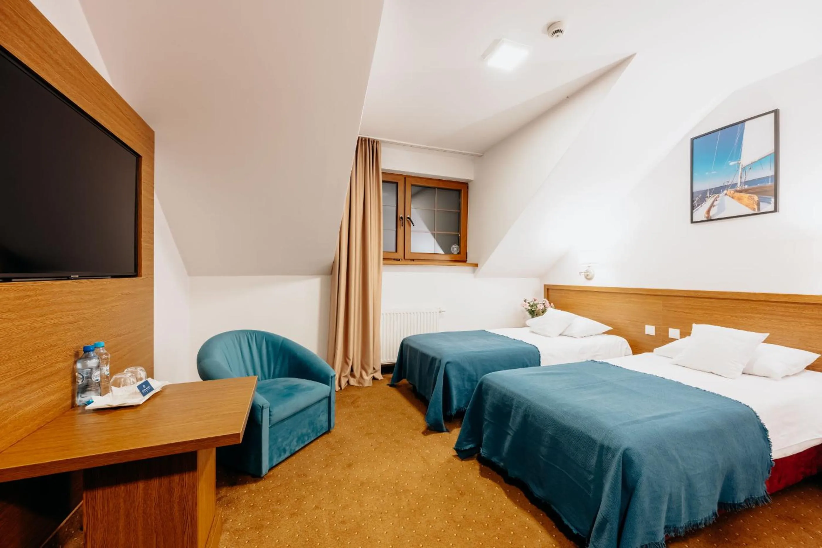 Bed in HOTEL CICHA WODA NIEPORĘT