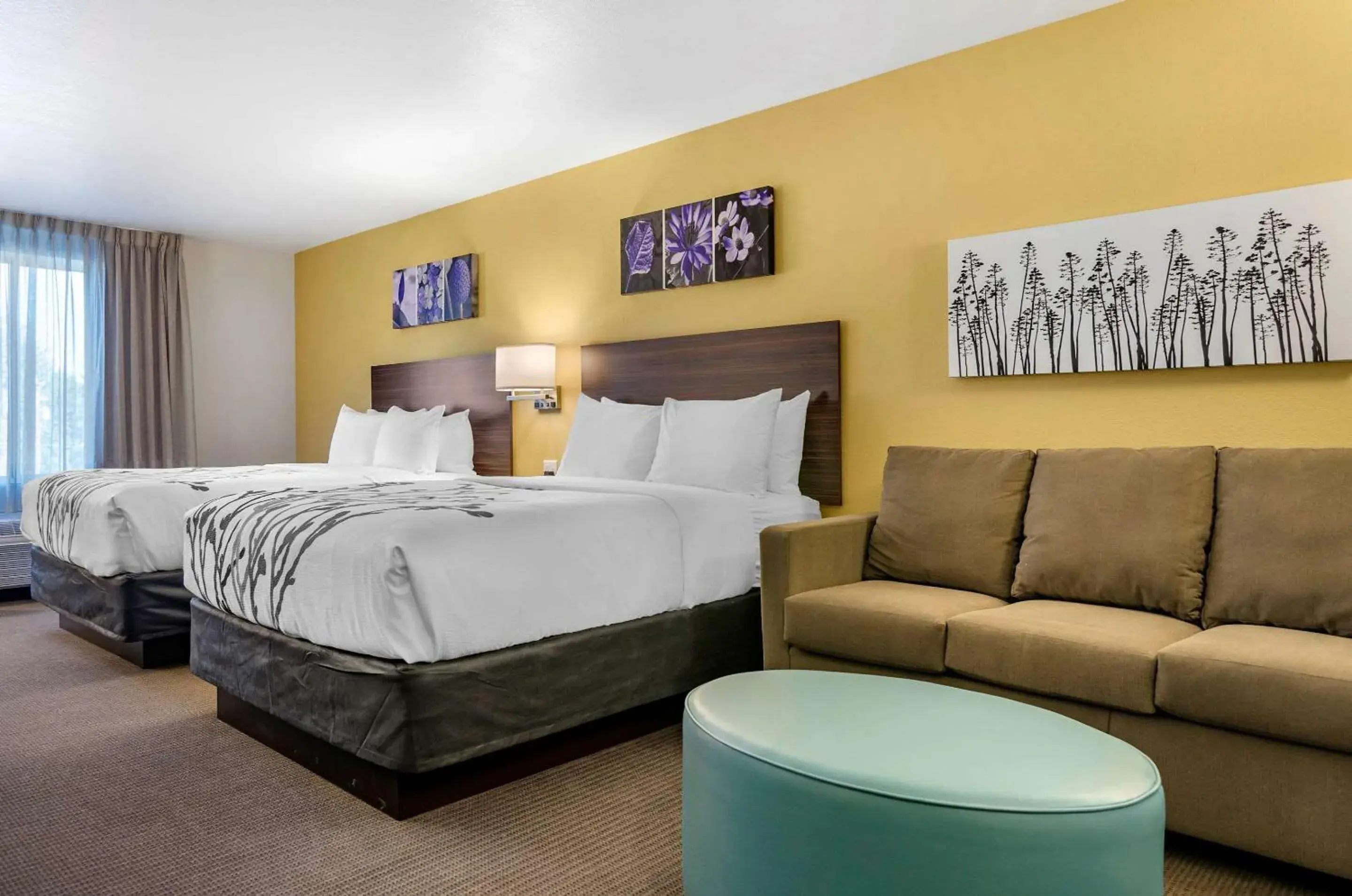 Standard Queen Room with Two Queen Beds and Bathtub - Accessible/Non-Smoking in Sleep Inn & Suites Great Falls Airport Standard Queen Room with Two Queen Beds and Bathtub - Accessible/Non-Smoking in Sleep Inn & Suites Great Falls Airport