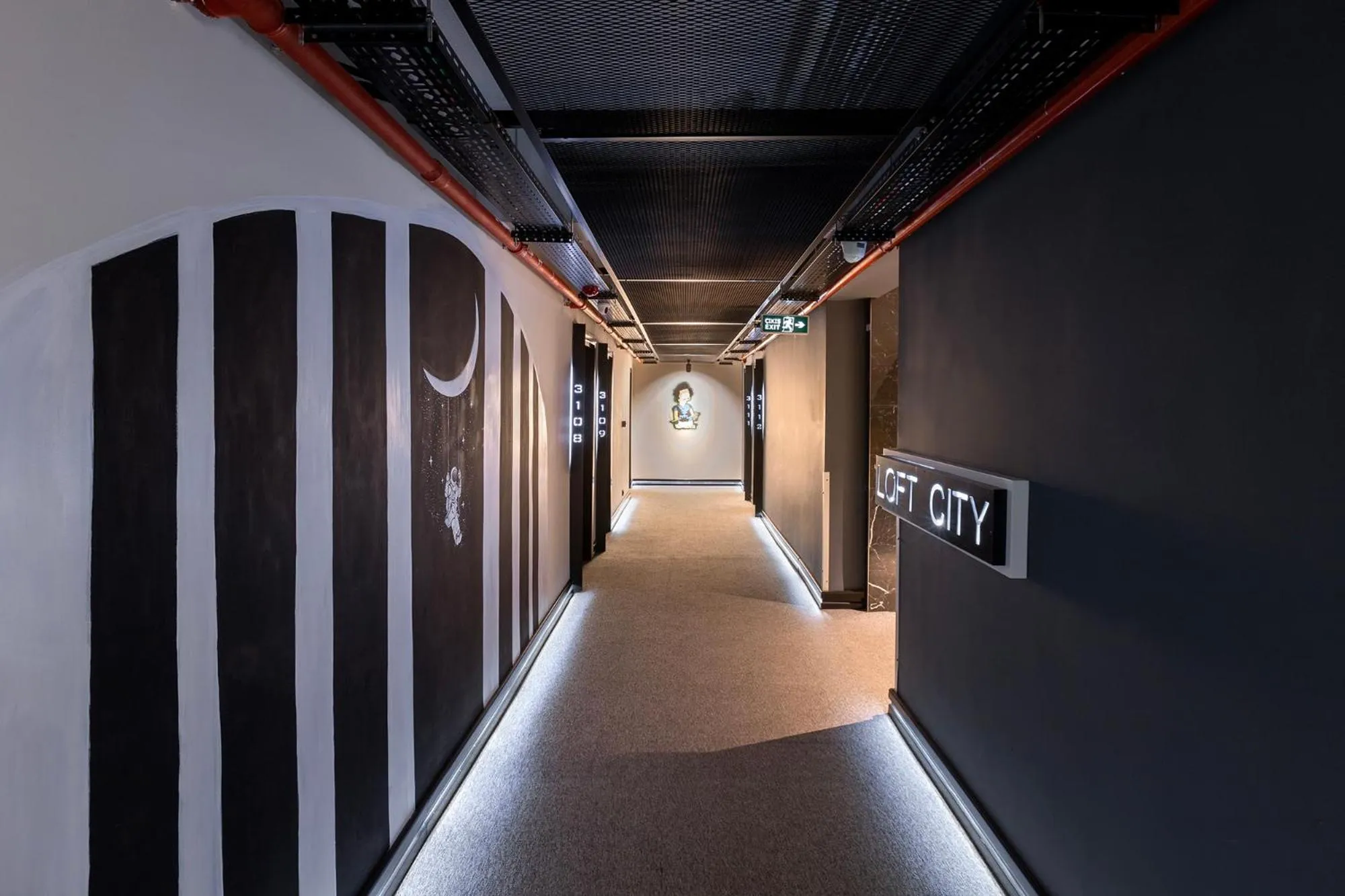 Inner courtyard view in Afflon Hotels Loft City