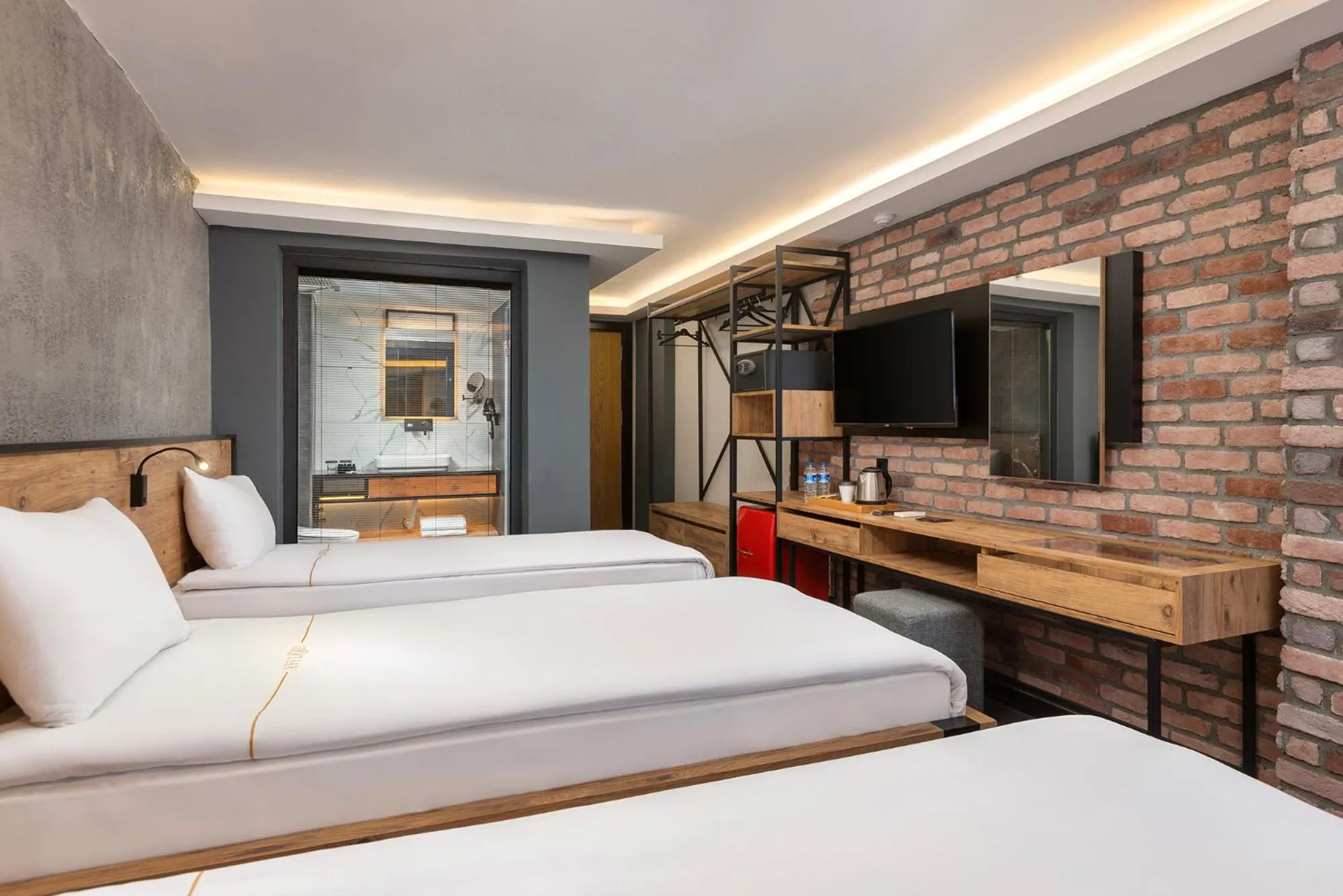 Bed in Afflon Hotels Loft City