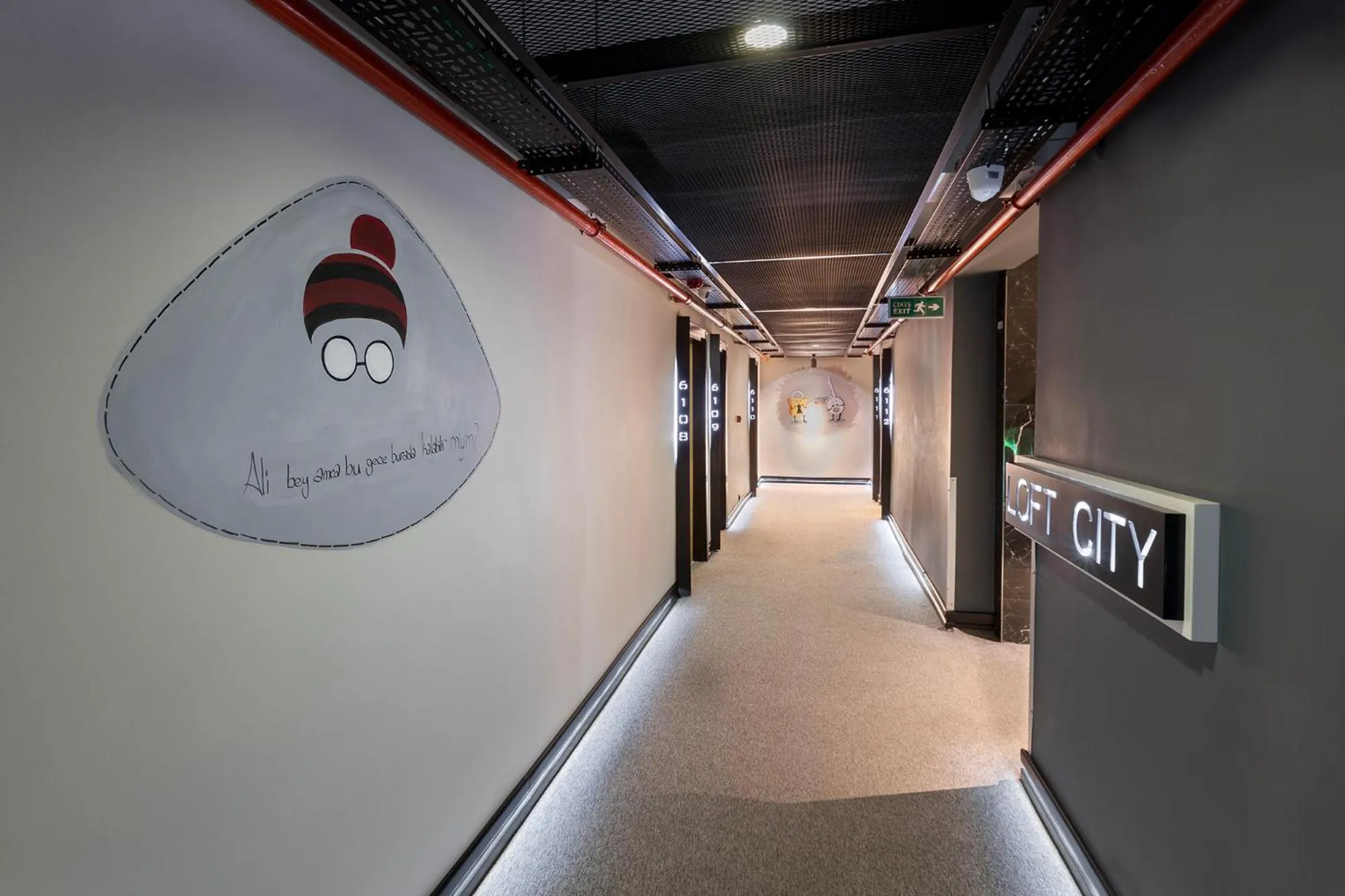 Inner courtyard view in Afflon Hotels Loft City