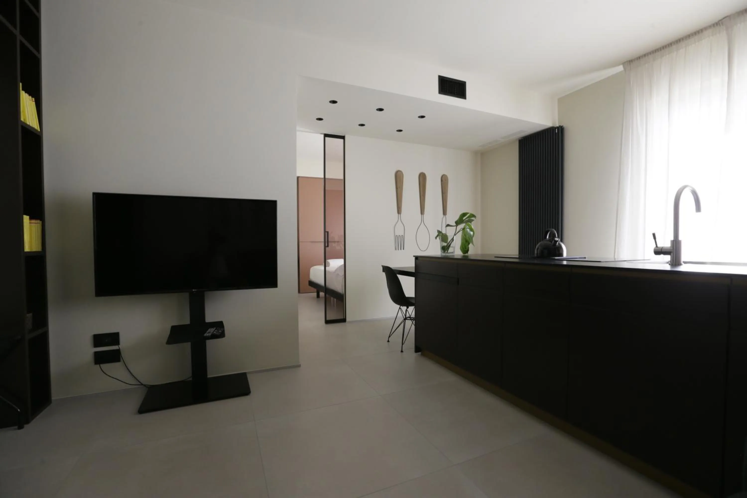 Living room in SETTANNI Sea Suites