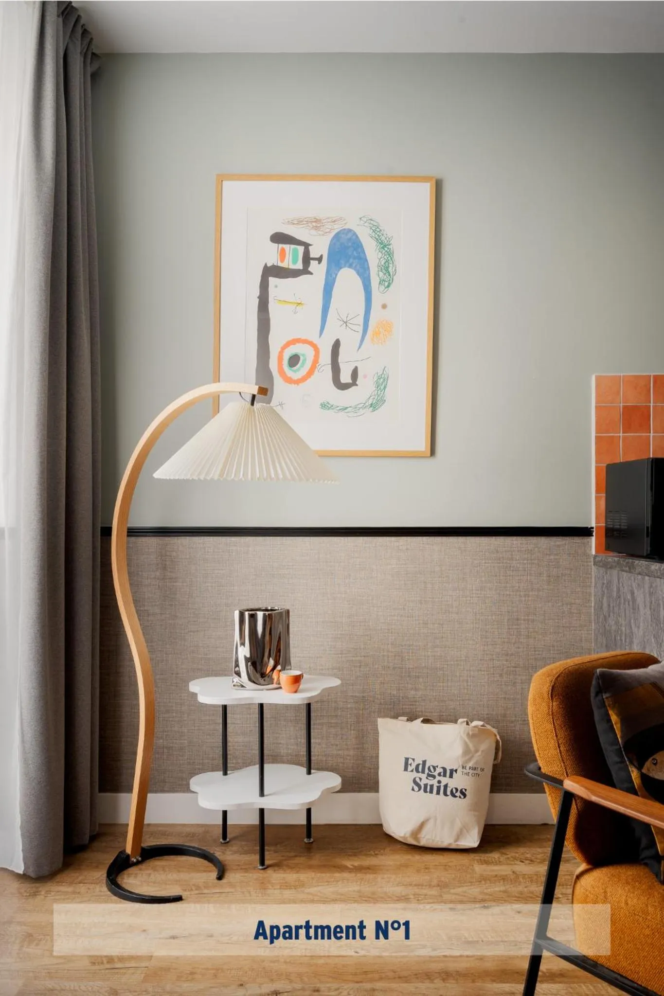 Decorative detail in Edgar Suites Saint-Lazare - Amsterdam