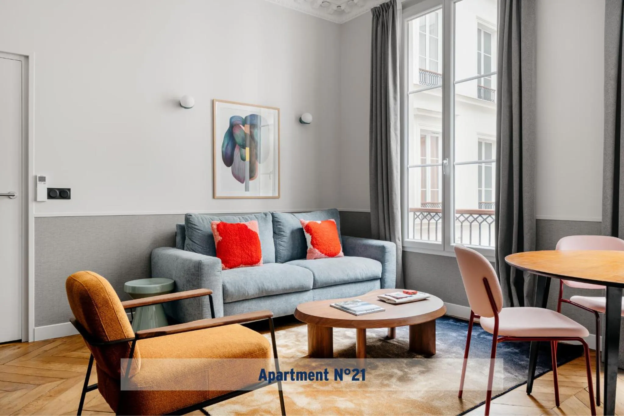 Living room in Edgar Suites Saint-Lazare - Amsterdam