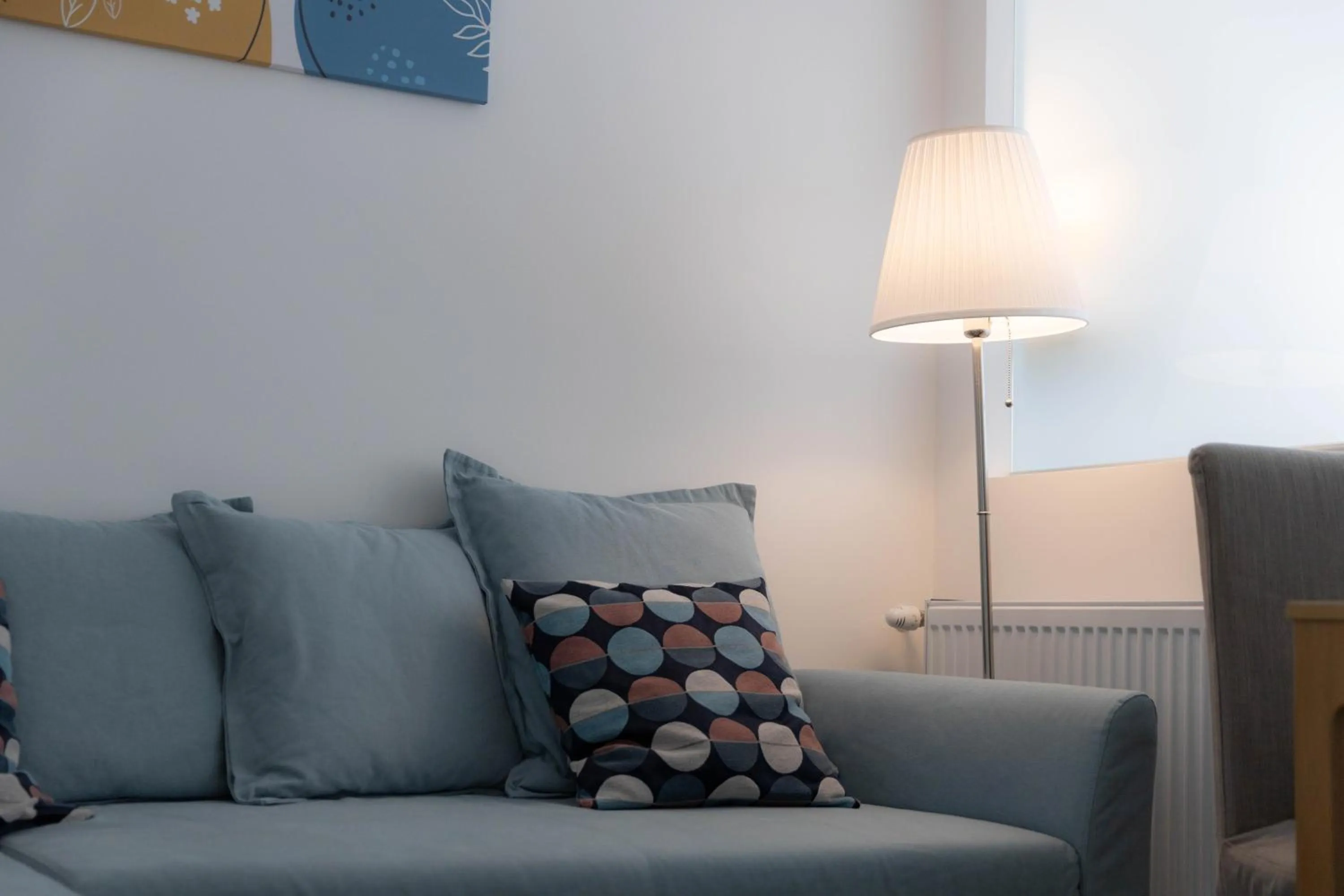 Living room in Roomstore Studio Apartments