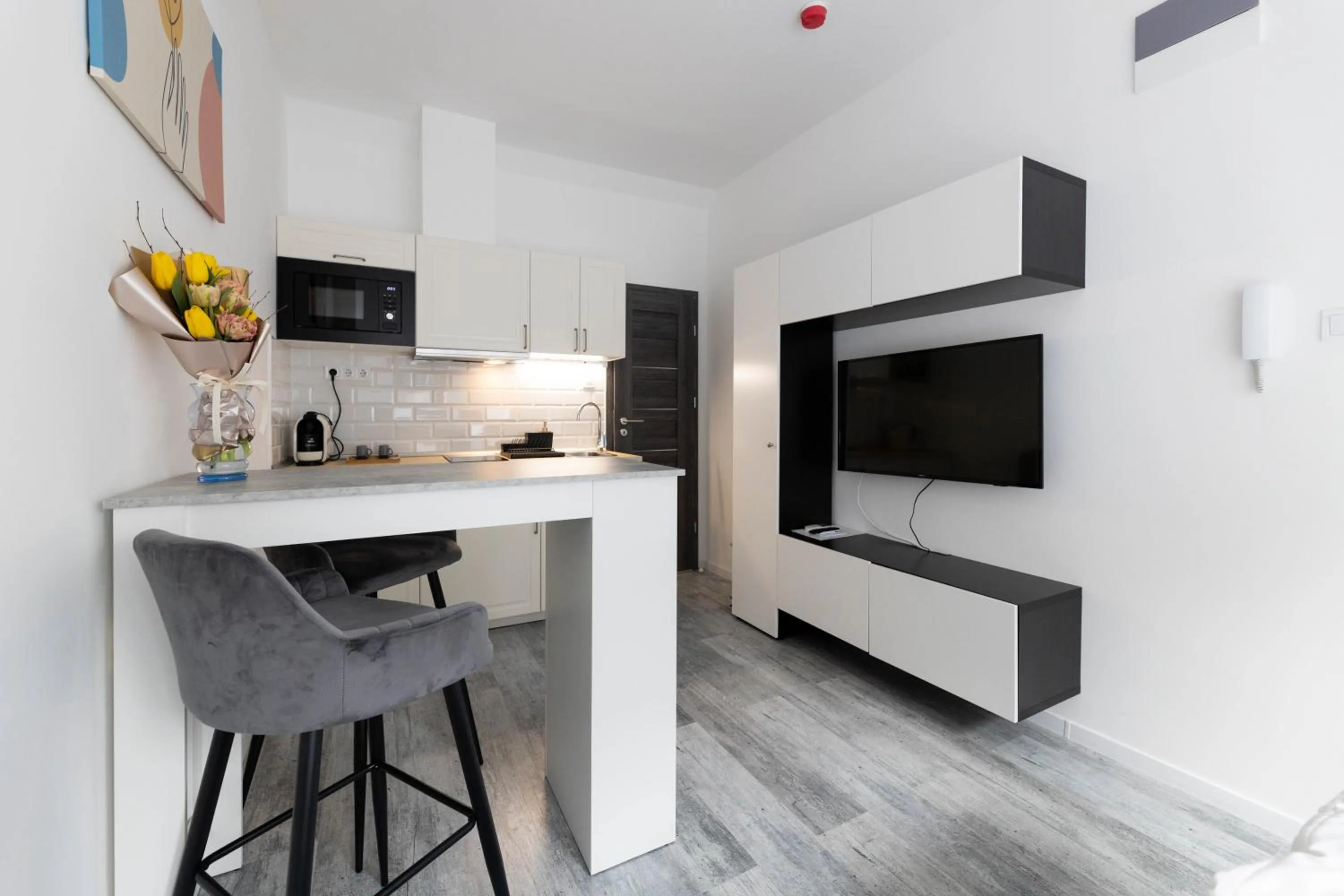 Kitchen or kitchenette in Roomstore Studio Apartments