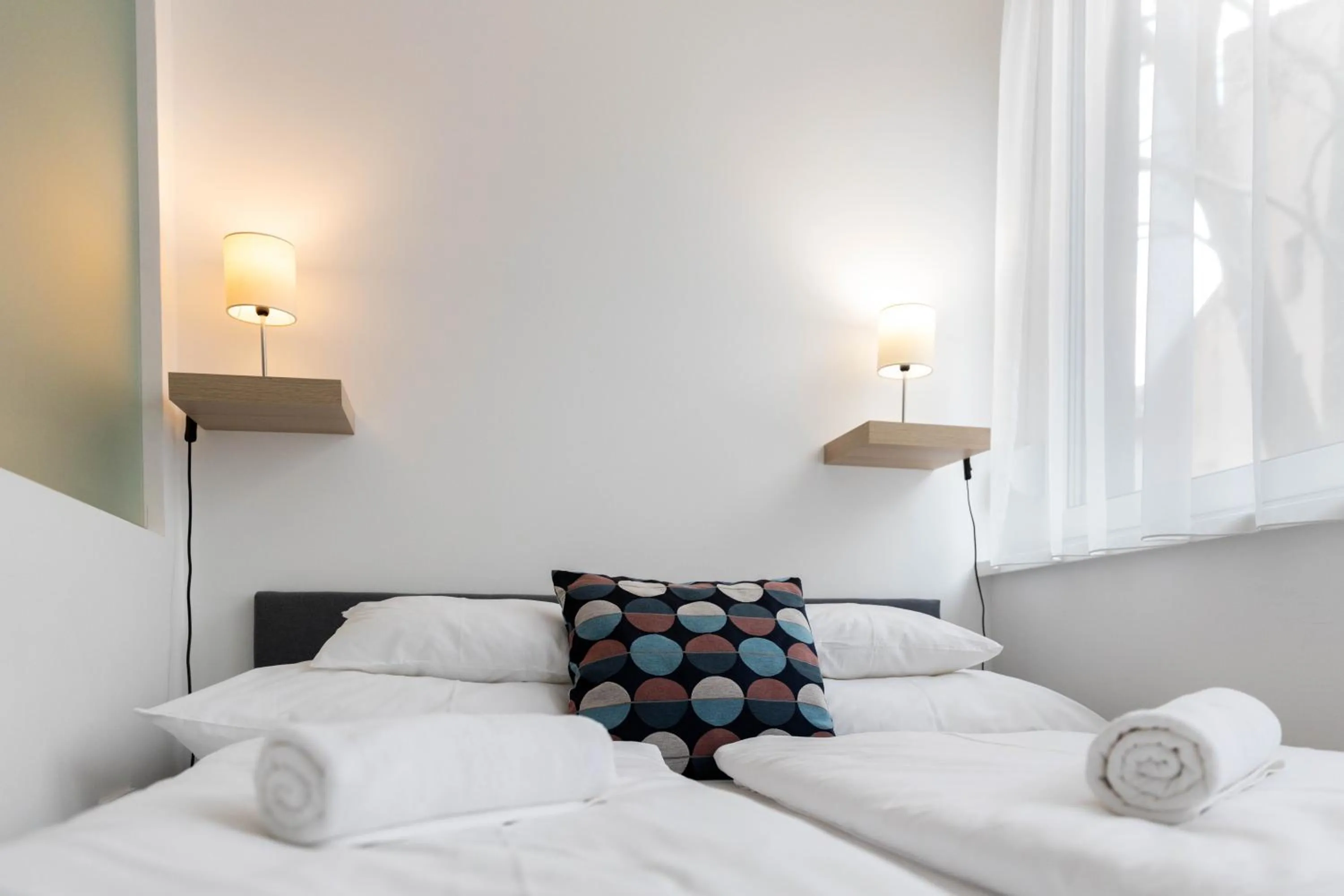 Bedroom, Bed in Roomstore Studio Apartments