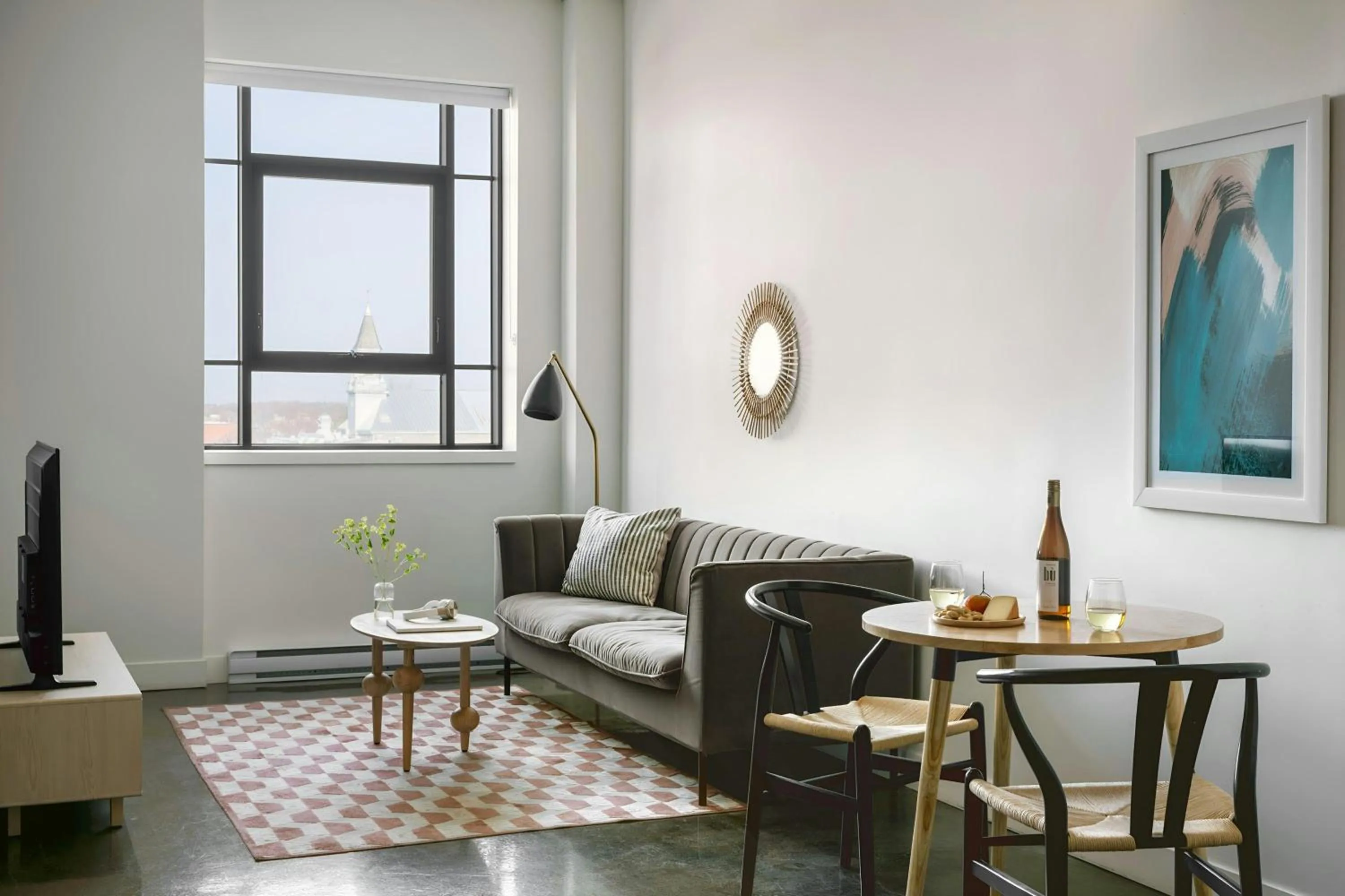 Living room in Sonder by Marriott Bonvoy Le Guerin Apartments Le Plateau-Mont-Royal
