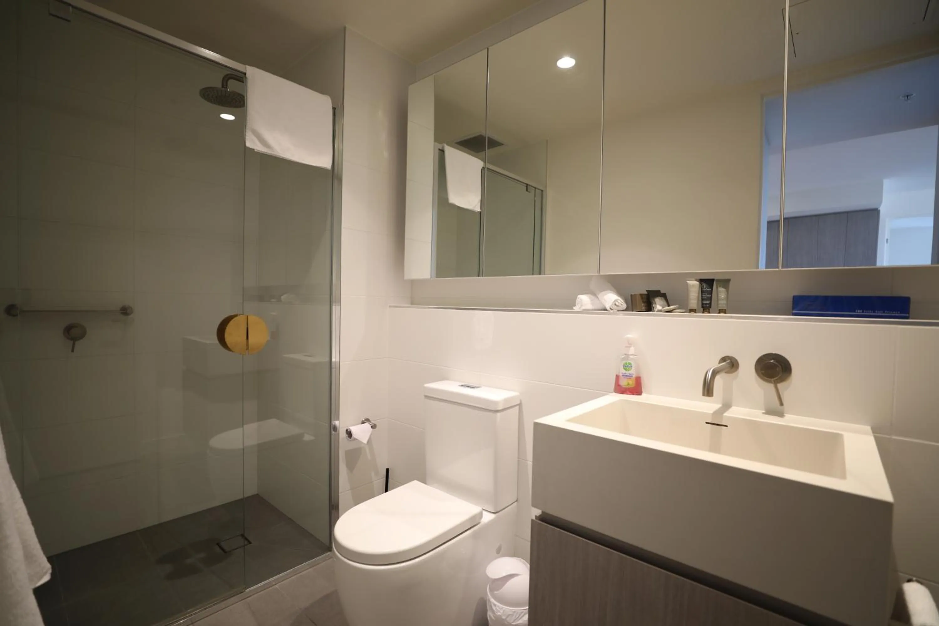 Shower in Realm Apartments by CLLIX