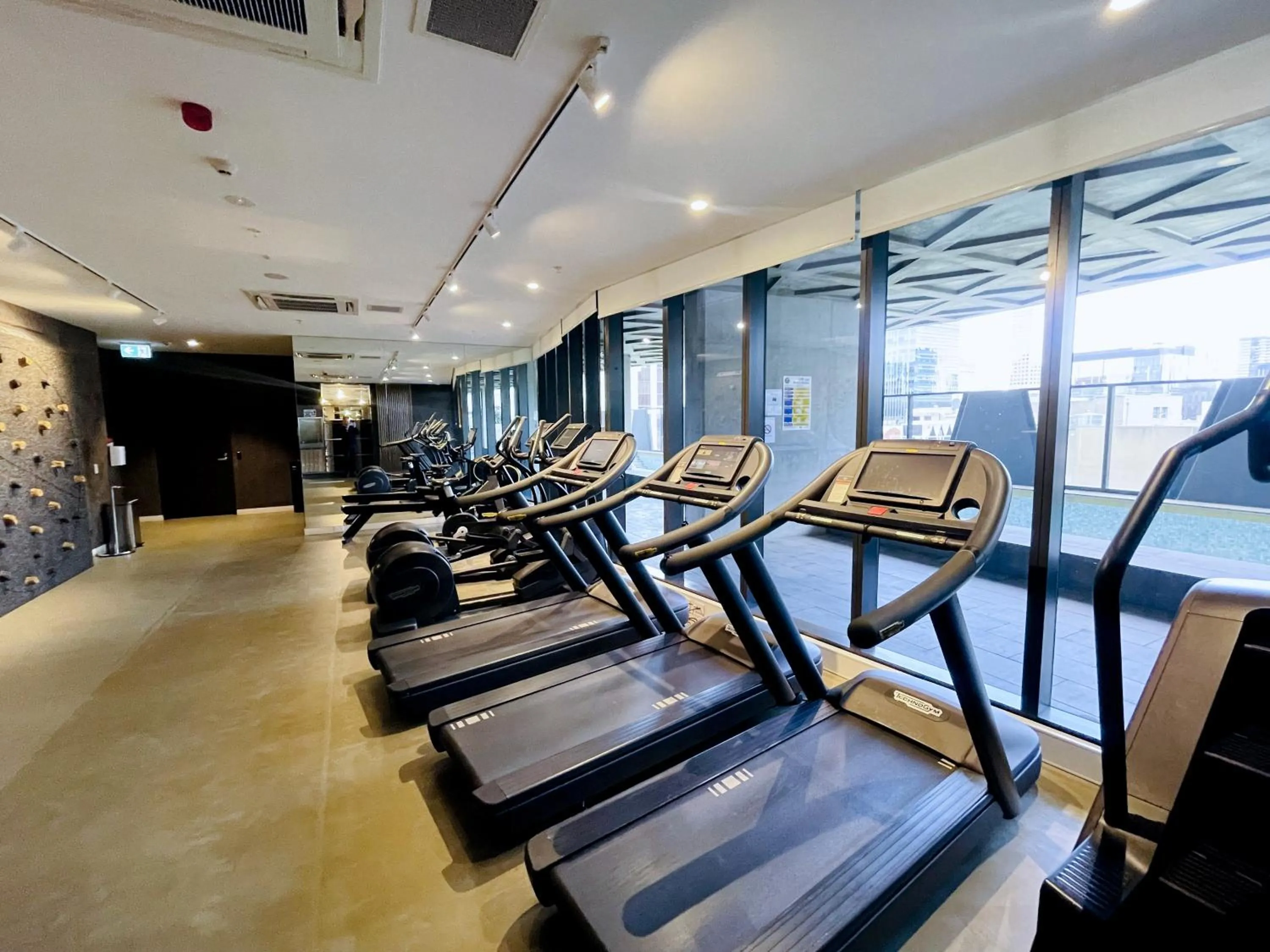 Fitness centre/facilities in Realm Apartments by CLLIX