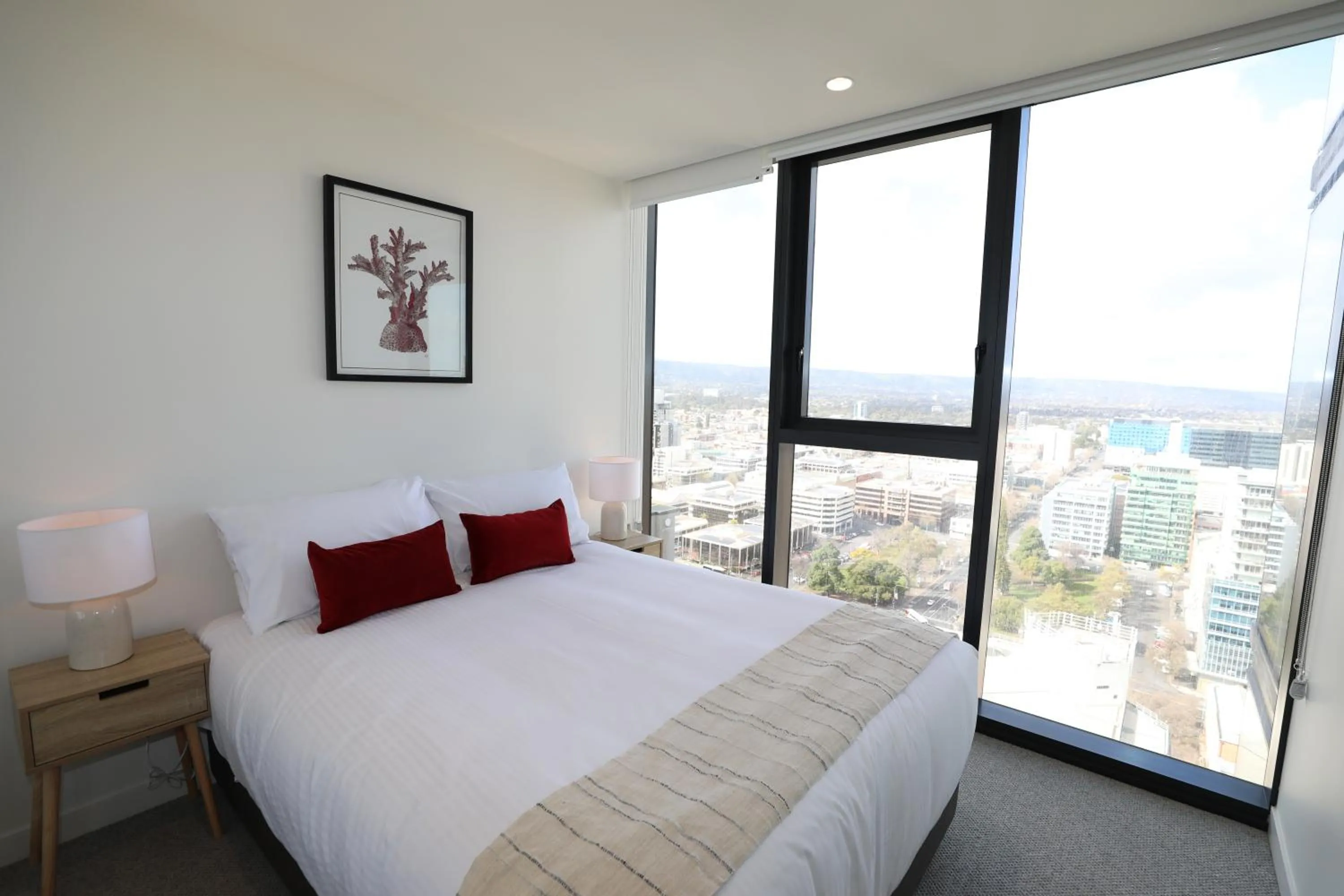 Bed in Realm Apartments by CLLIX