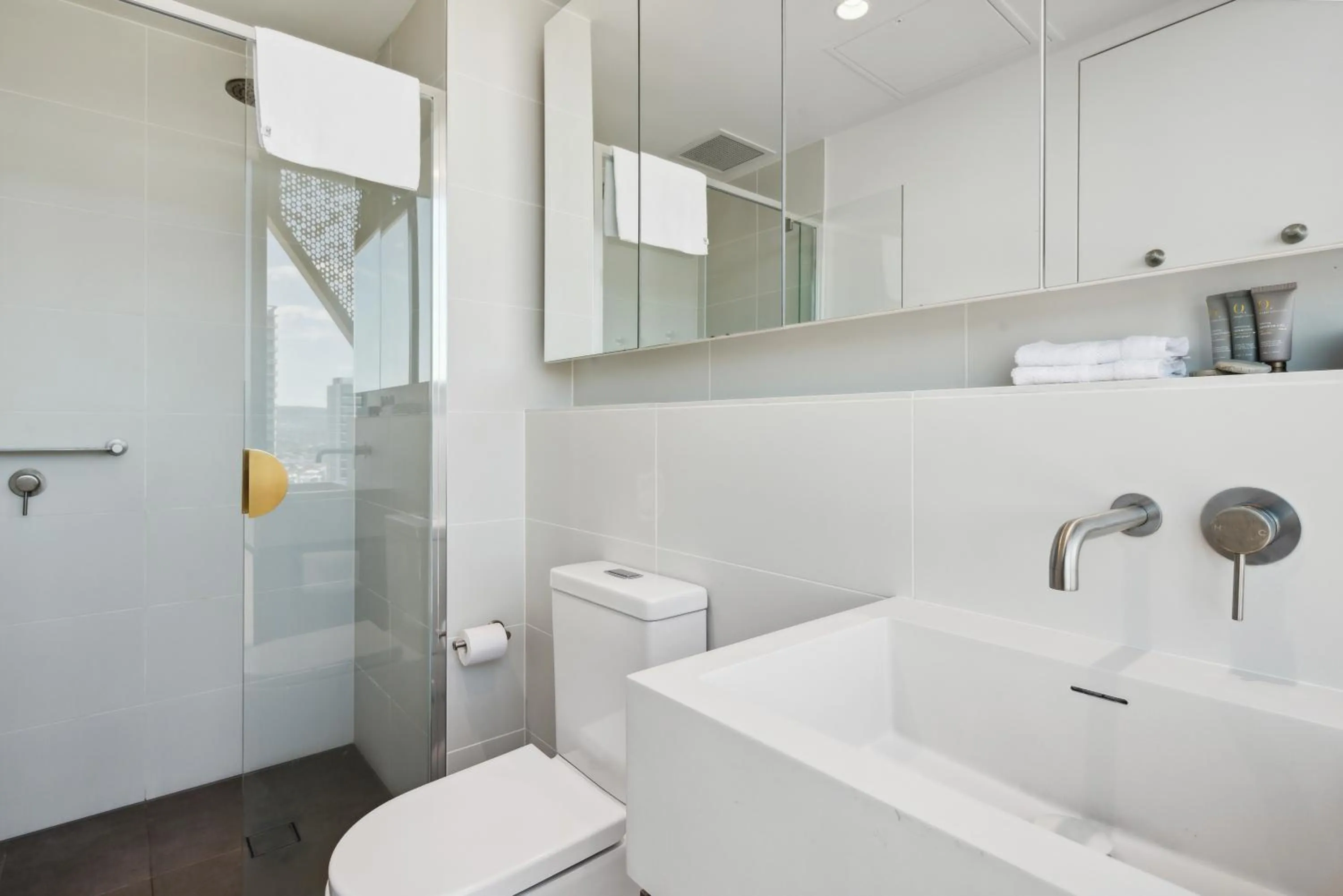 Bathroom in Realm Apartments by CLLIX