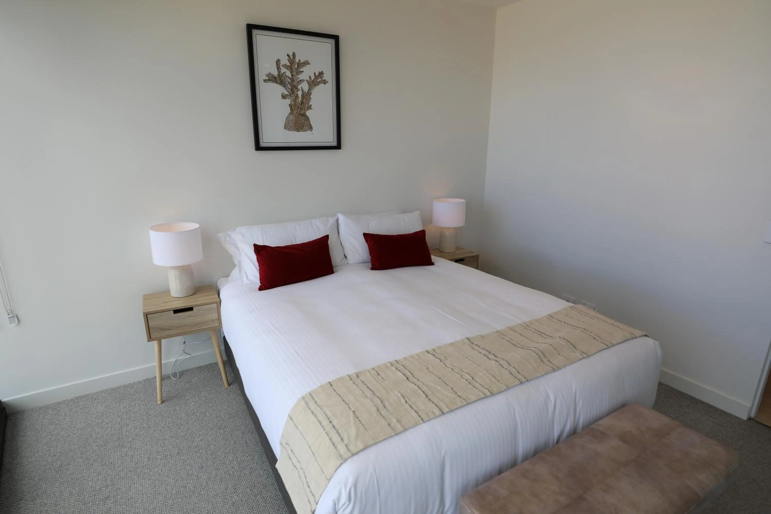 Bed in Realm Apartments by CLLIX