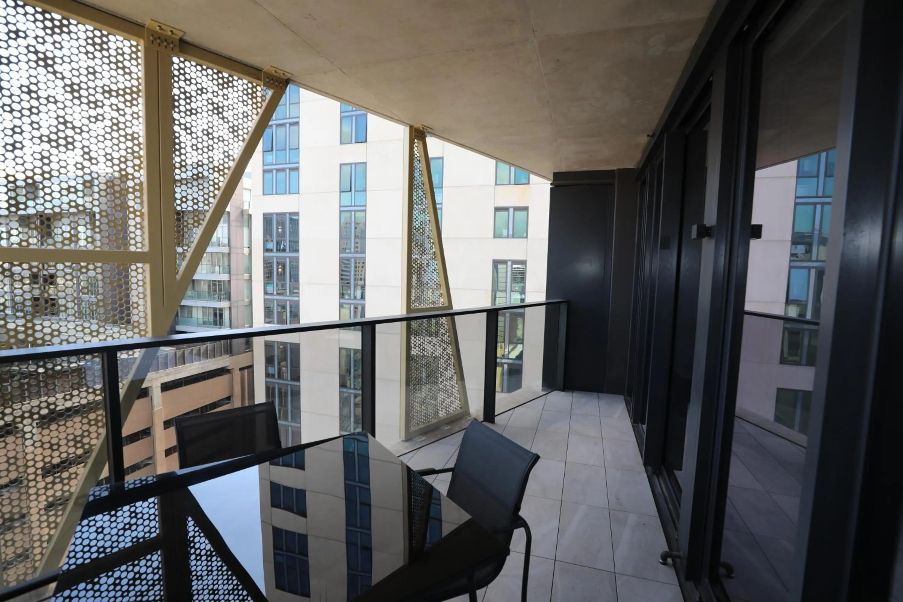 Balcony/Terrace in Realm Apartments by CLLIX