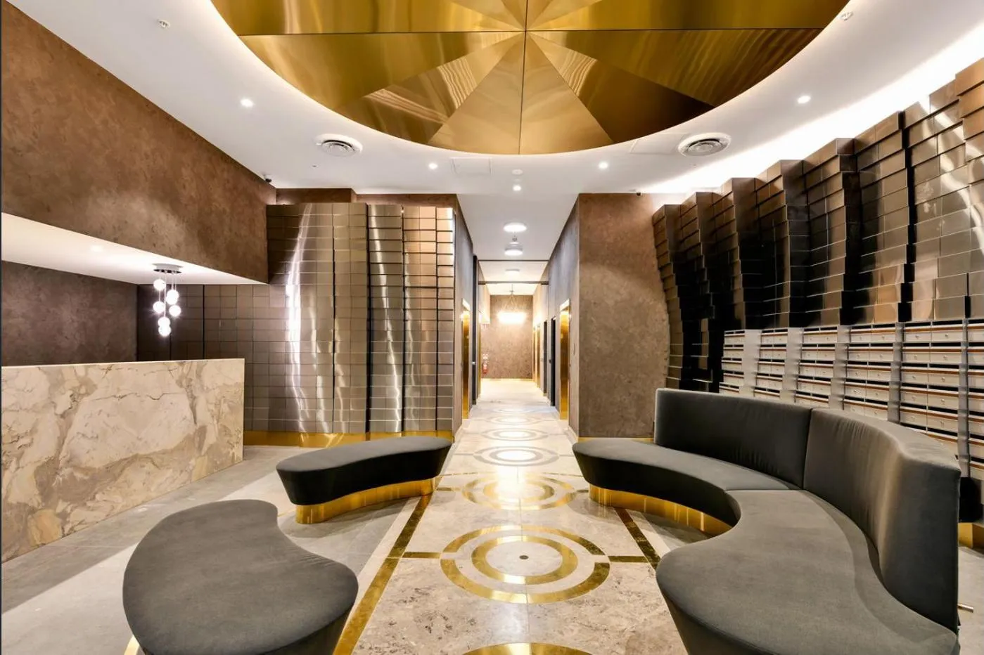 Facade/entrance in Realm Apartments by CLLIX