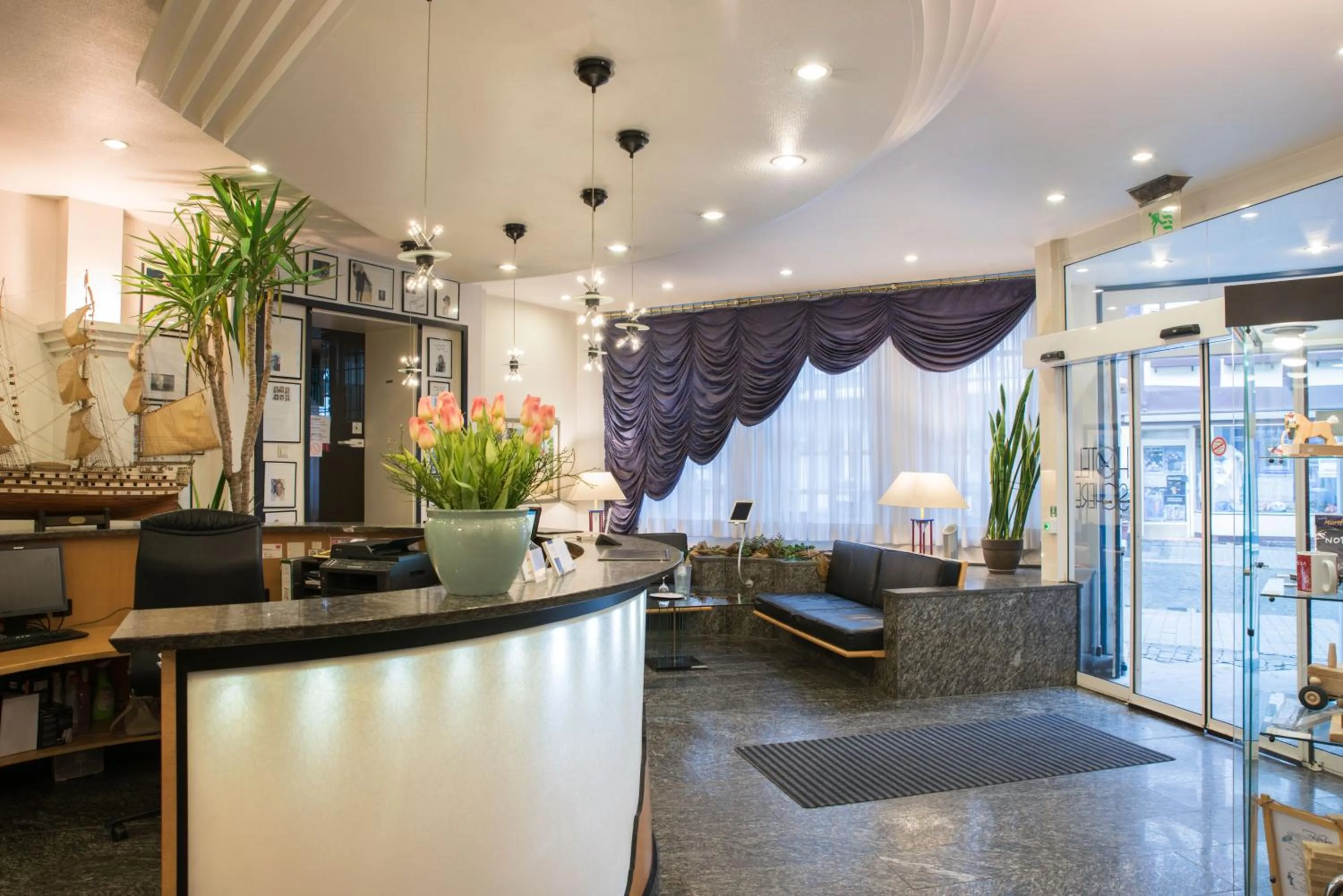 Lobby or reception in Hotel Schere