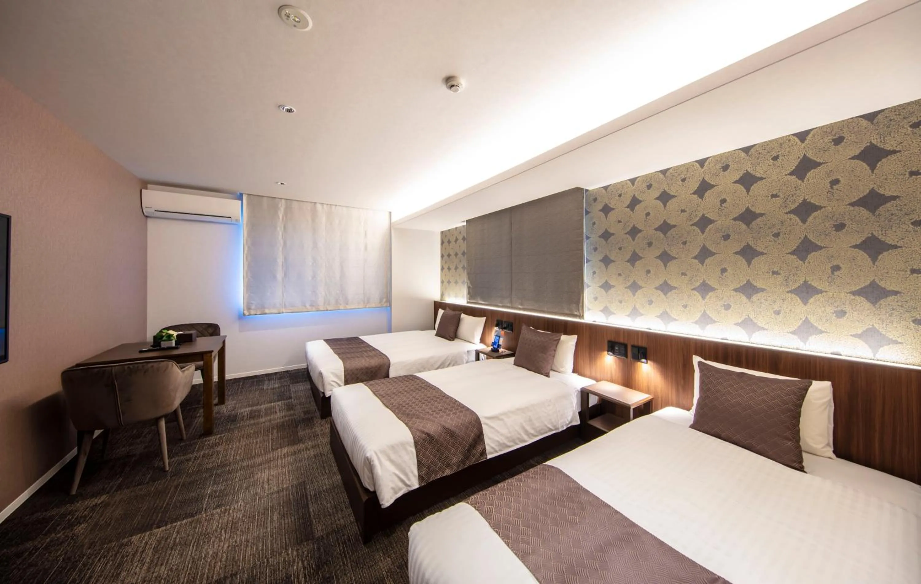 Photo of the whole room, Bed in GRAND BASE Okayama Ekimae