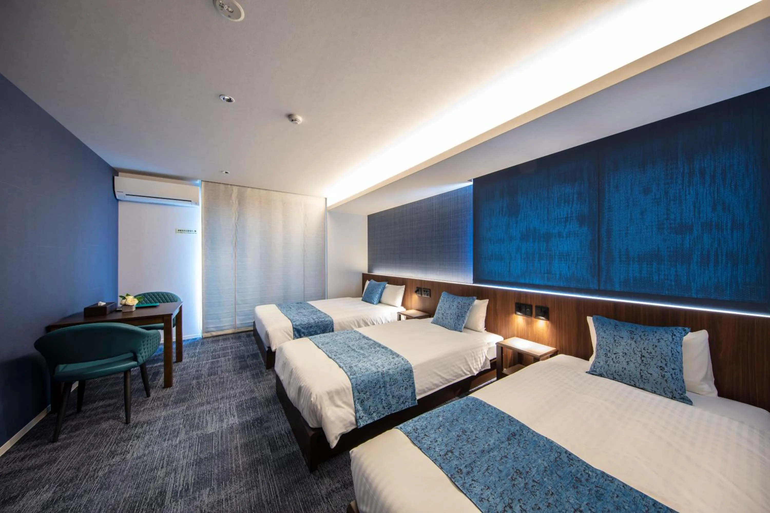 Photo of the whole room, Bed in GRAND BASE Okayama Ekimae