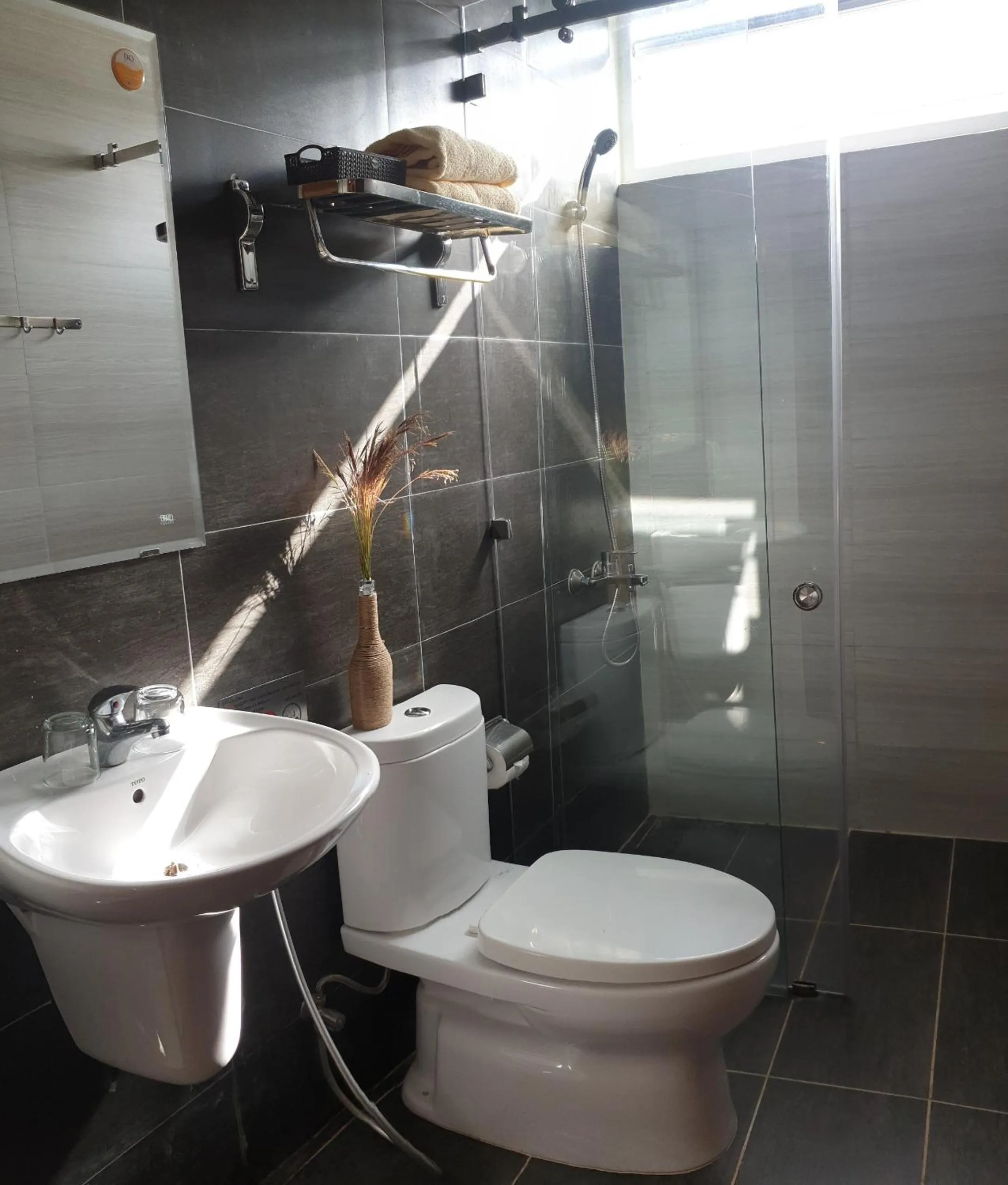 Shower in Conson Hotel