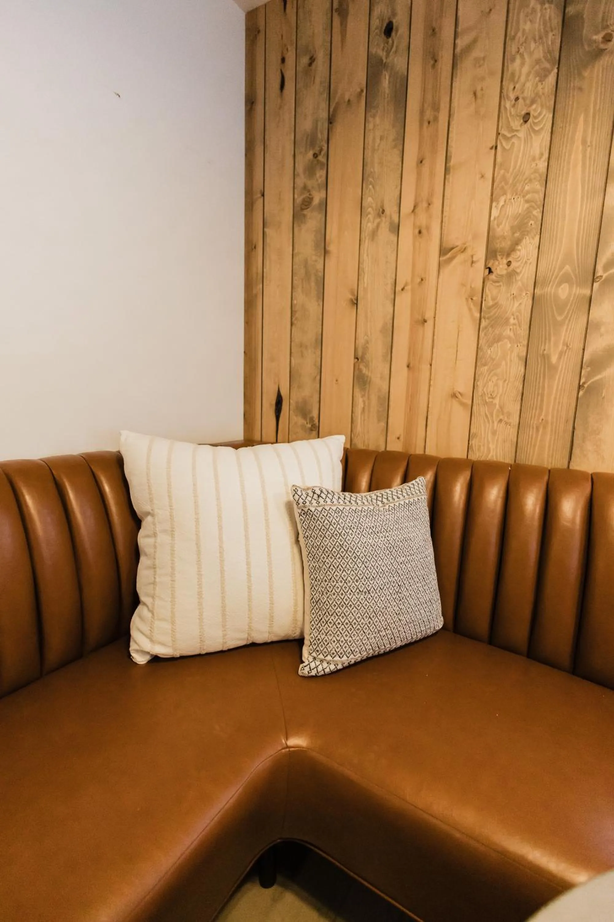 Seating area in Wonderstone at Glacier