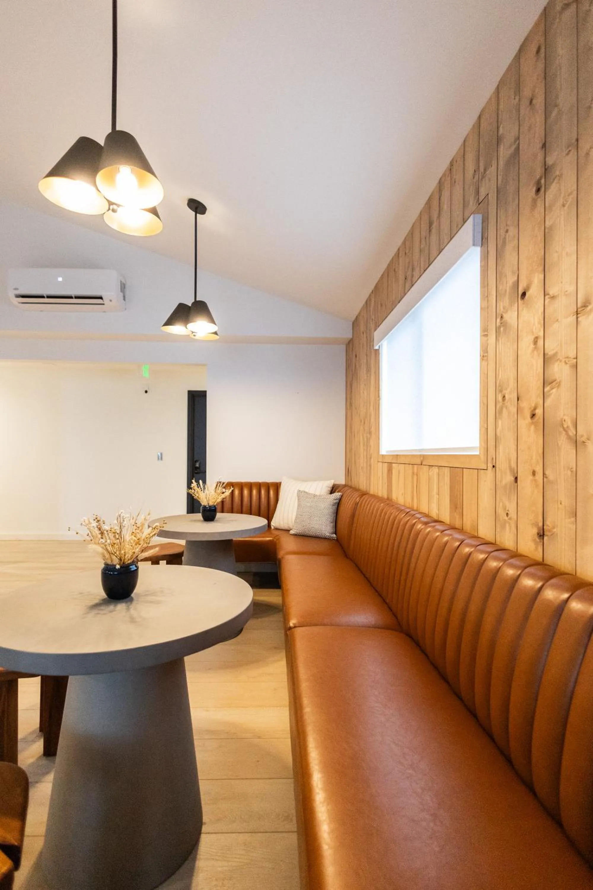 Seating area in Wonderstone at Glacier