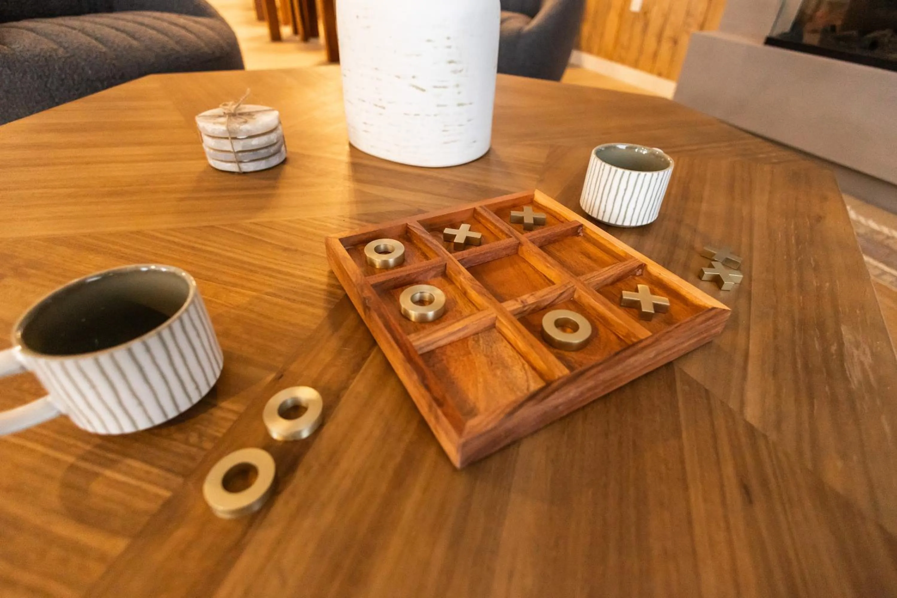 Seating area in Wonderstone at Glacier