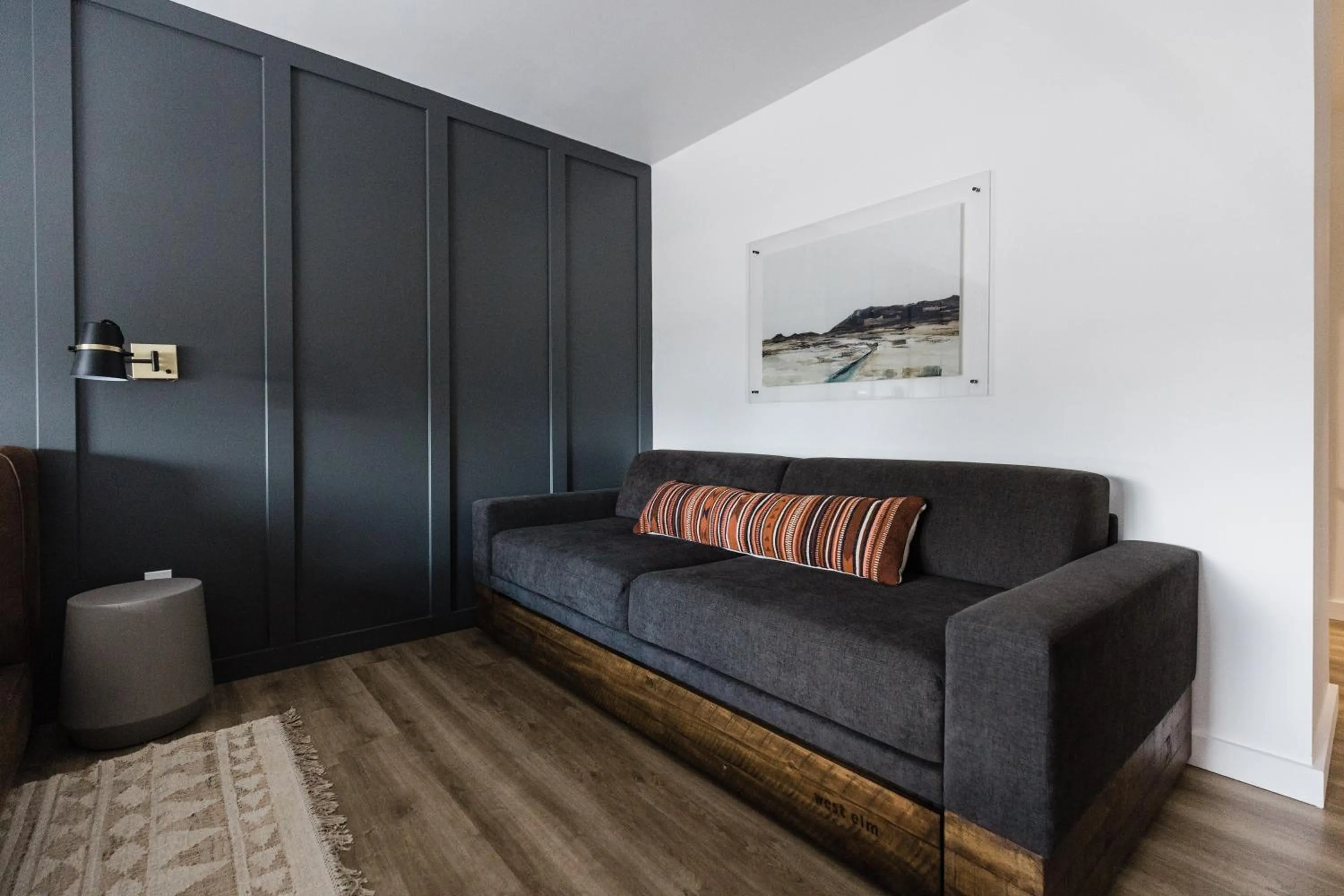 Seating area in Wonderstone at Glacier