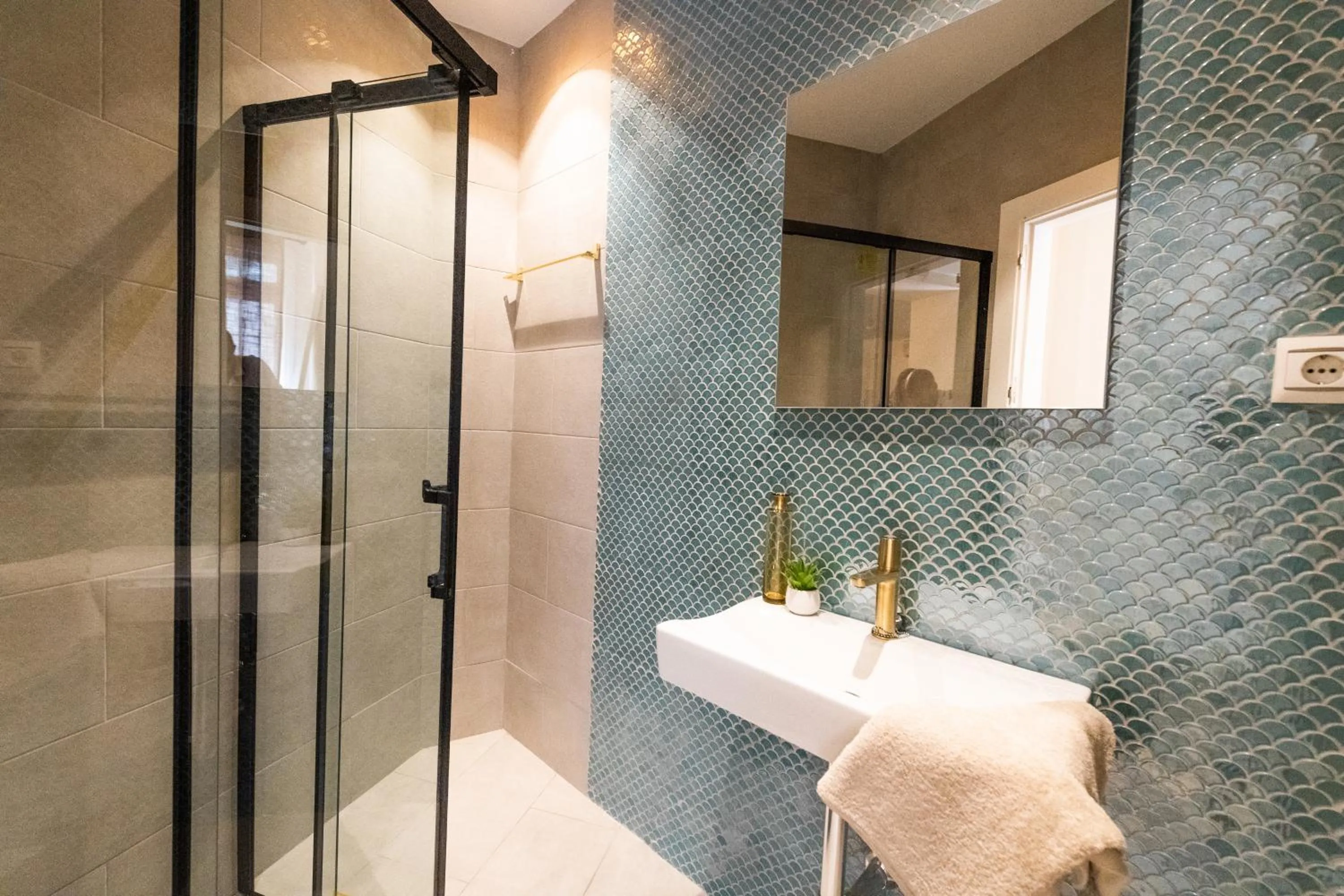 Bathroom in Suites La Merced