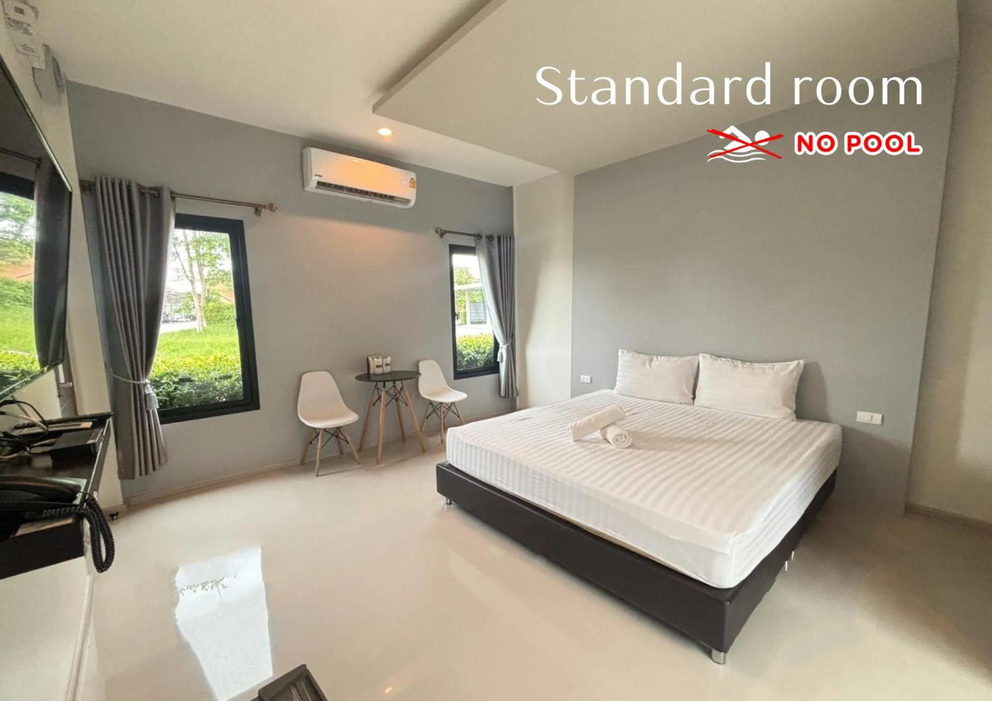 Photo of the whole room, Bed in Rock Resort Ratchaburi