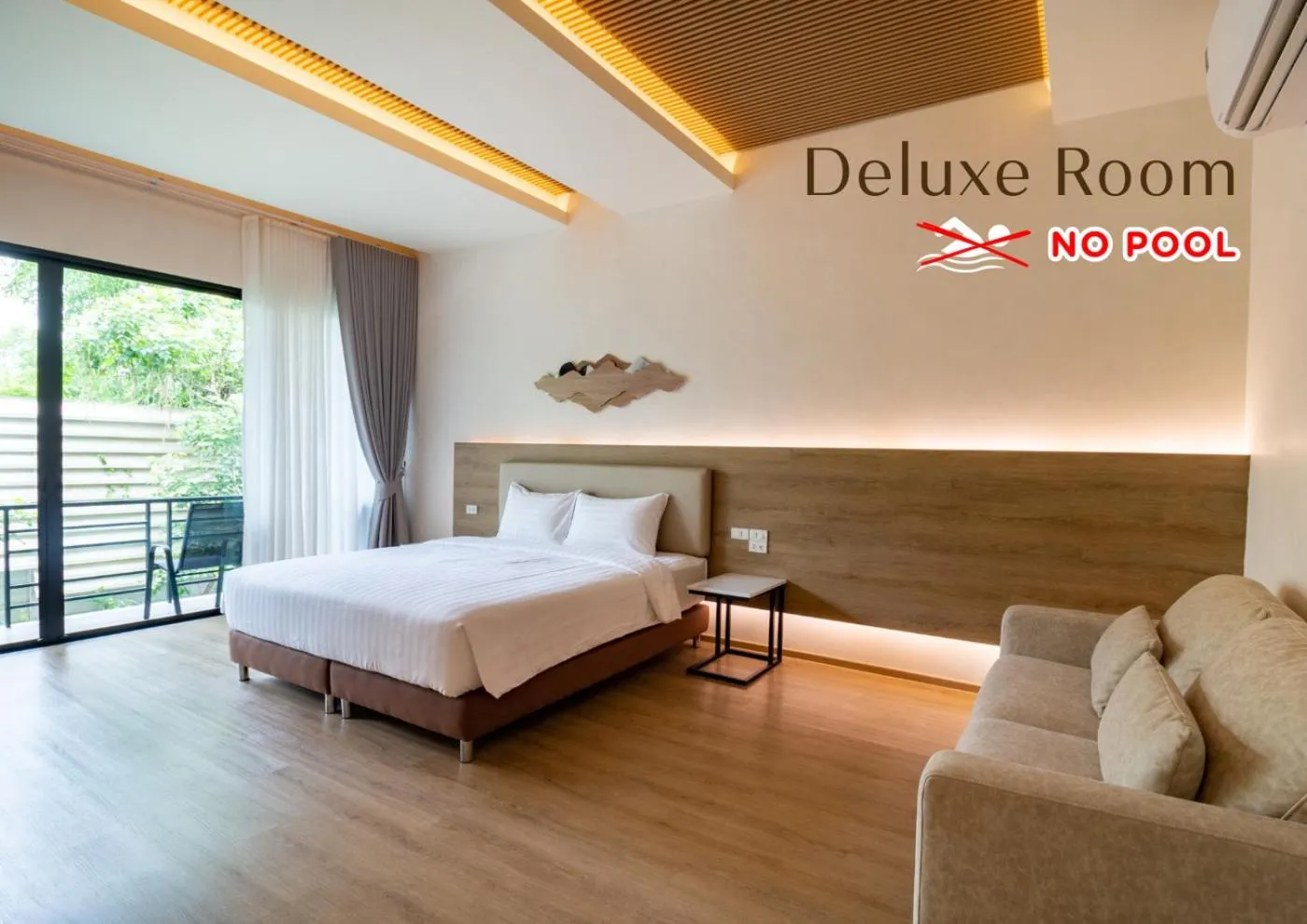 Photo of the whole room, Bed in Rock Resort Ratchaburi