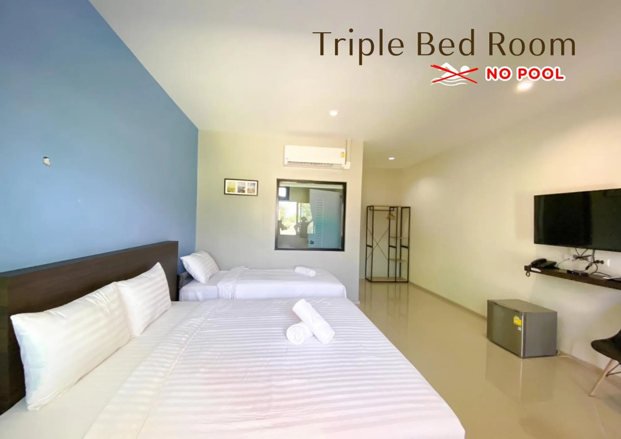 Photo of the whole room, Bed in Rock Resort Ratchaburi