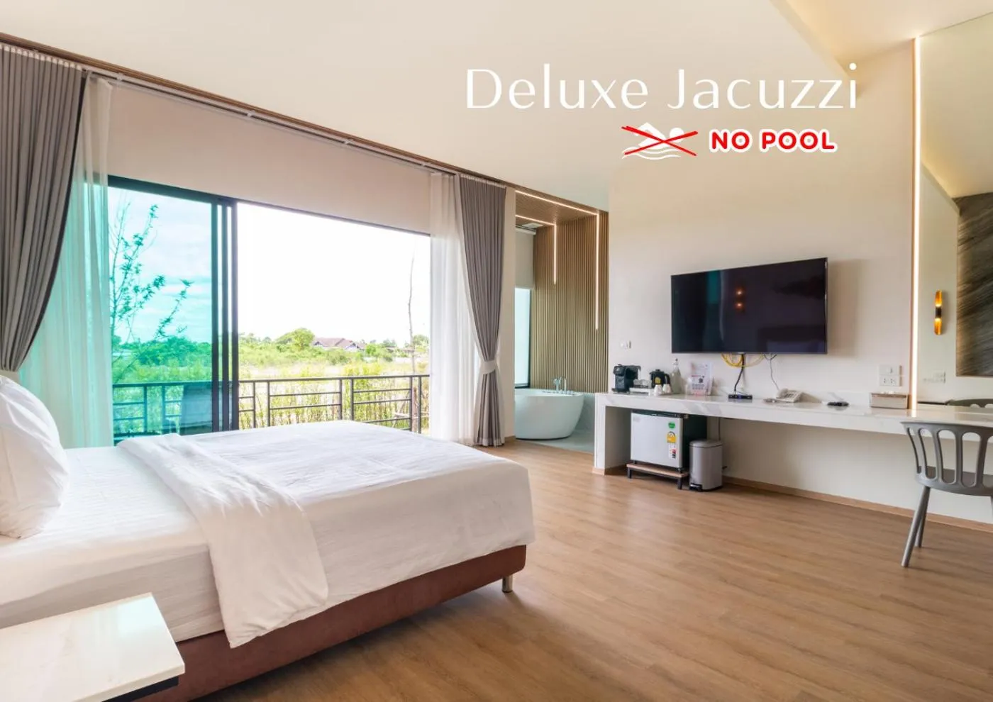 Photo of the whole room, Bed in Rock Resort Ratchaburi