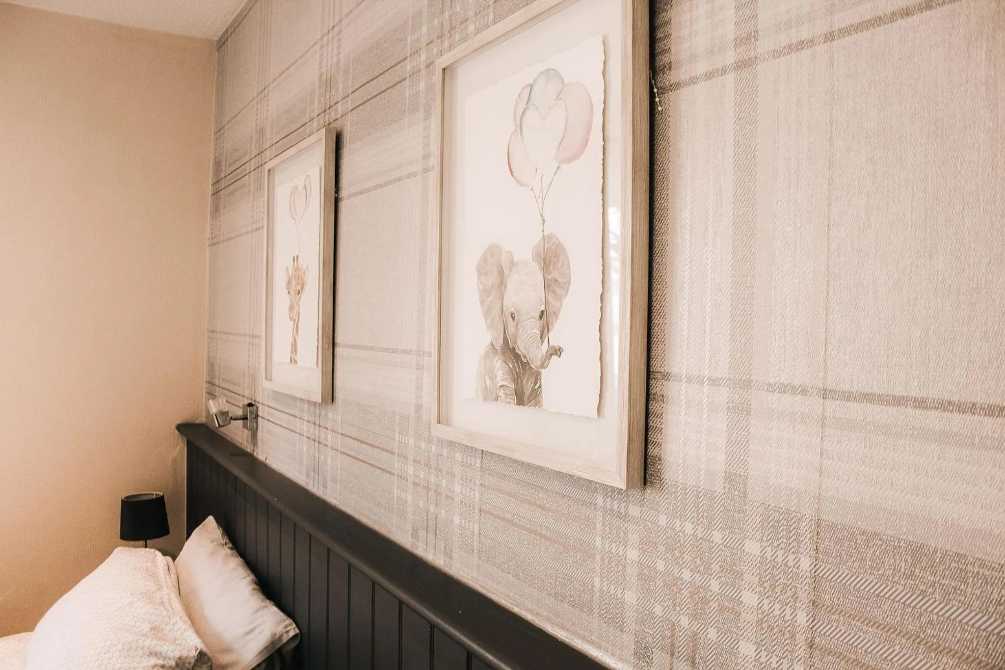 Bedroom in Keer Side Lodge, Luxury lodge with private hot tub at Pine Lake Resort