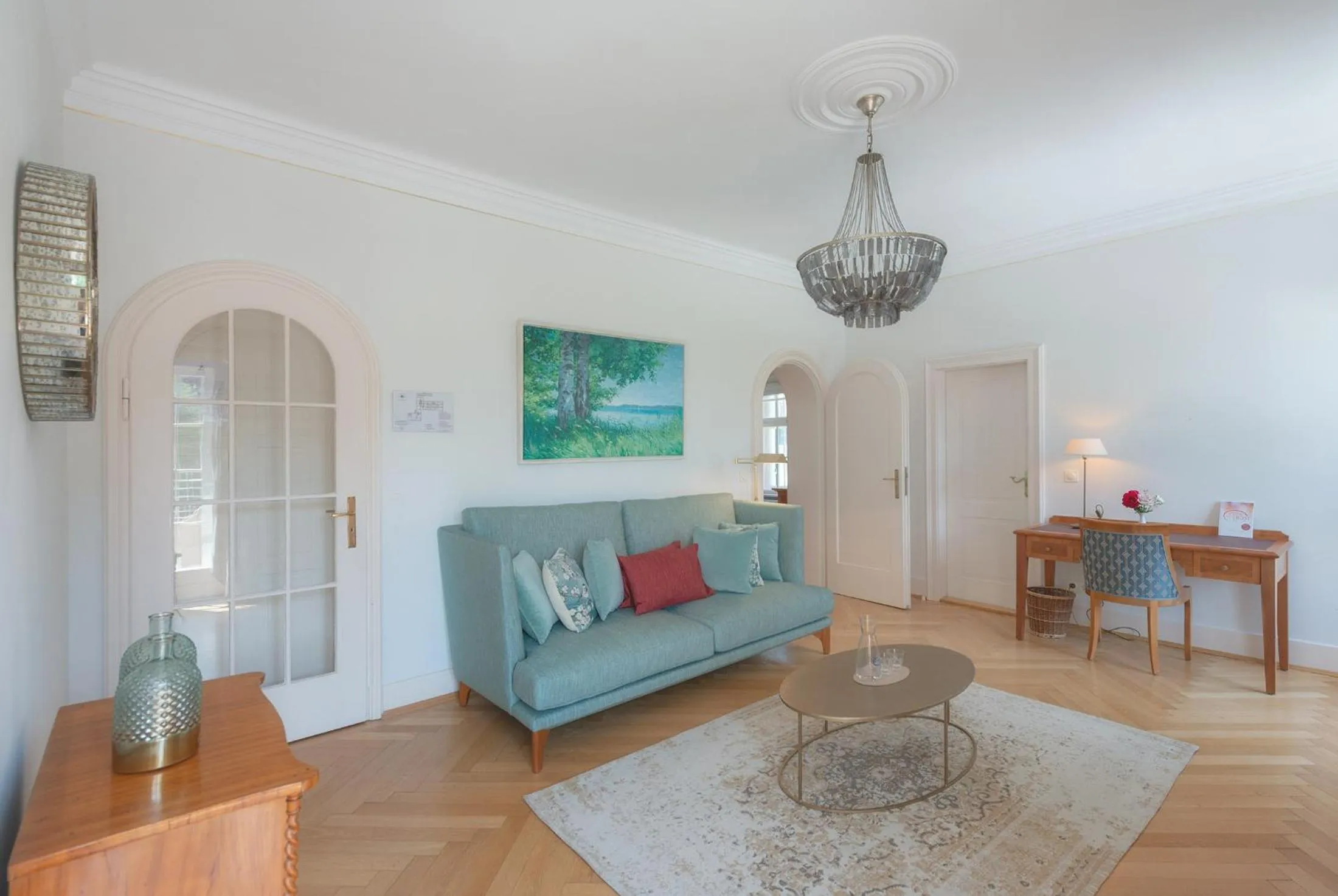 Living room in Biohotel Schlossgut Oberambach