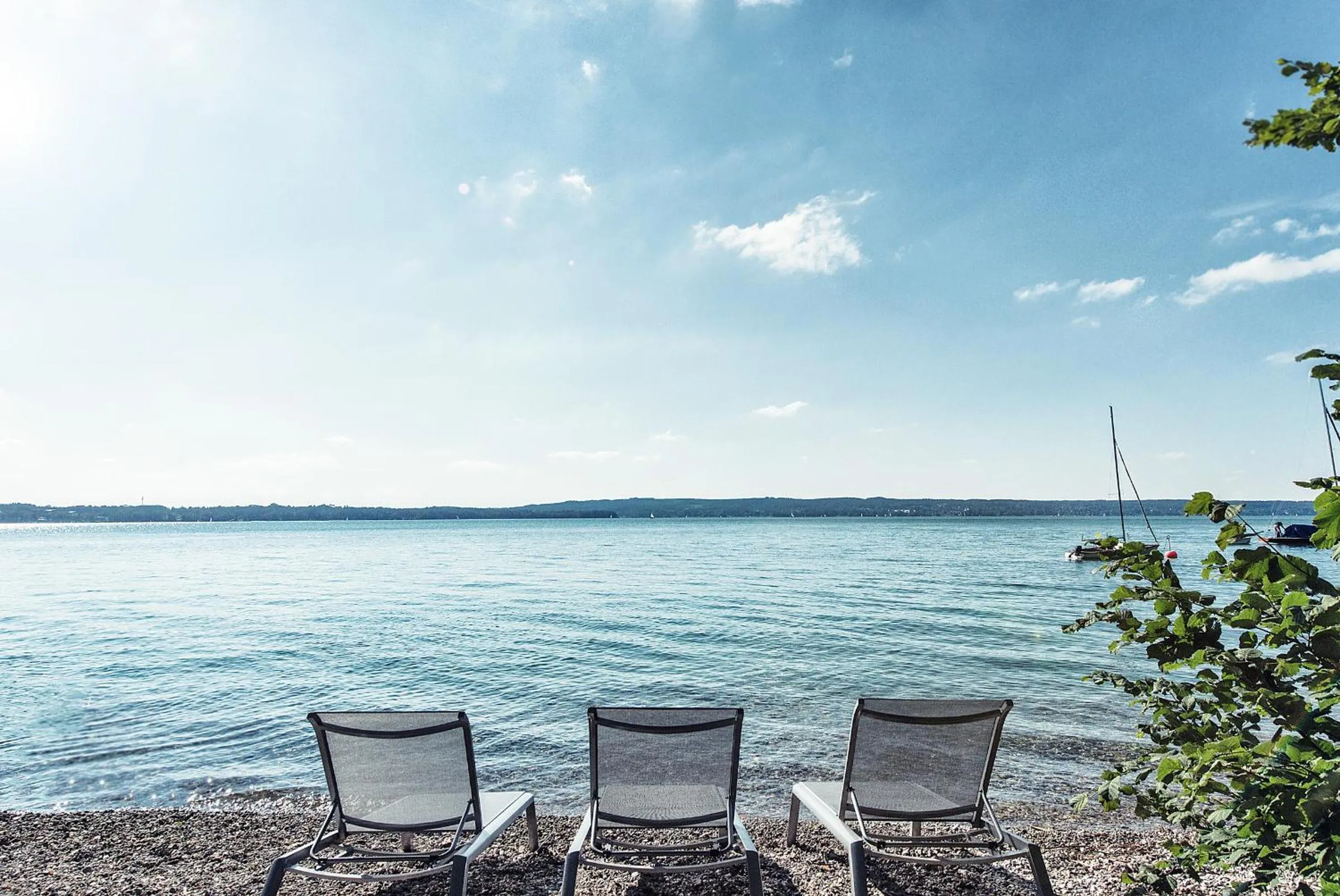 Beach in Biohotel Schlossgut Oberambach