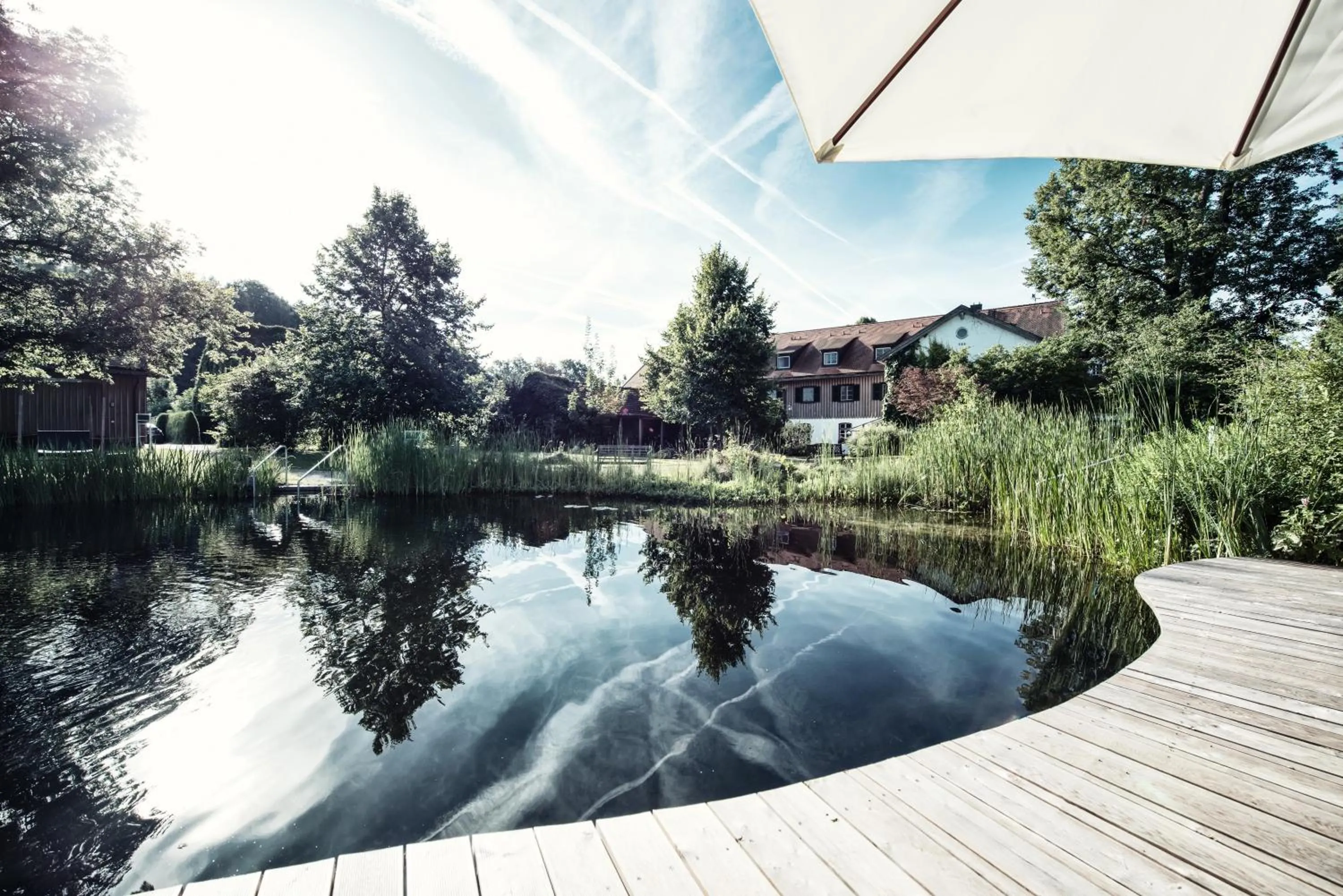 Garden in Biohotel Schlossgut Oberambach