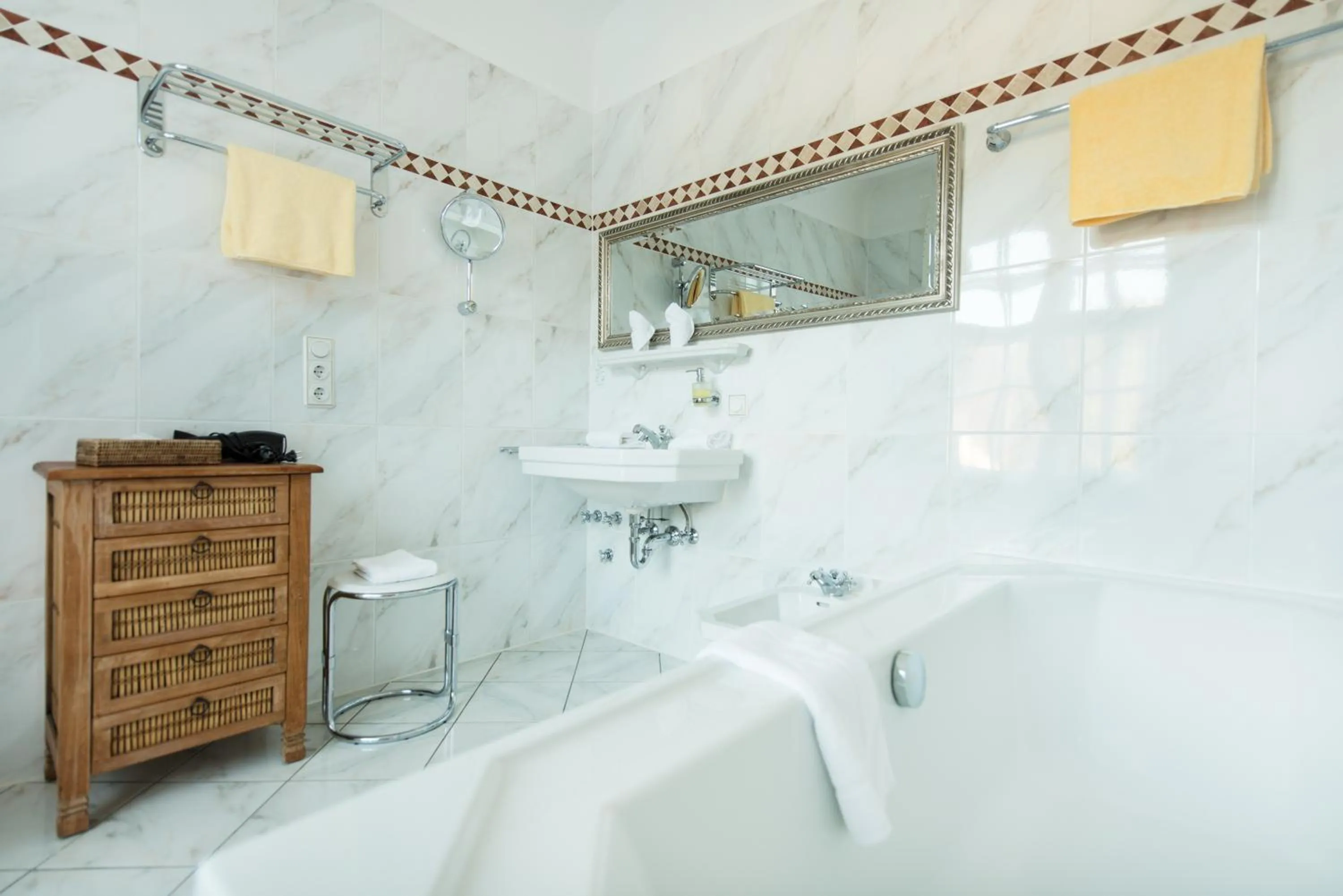 Bathroom in Biohotel Schlossgut Oberambach